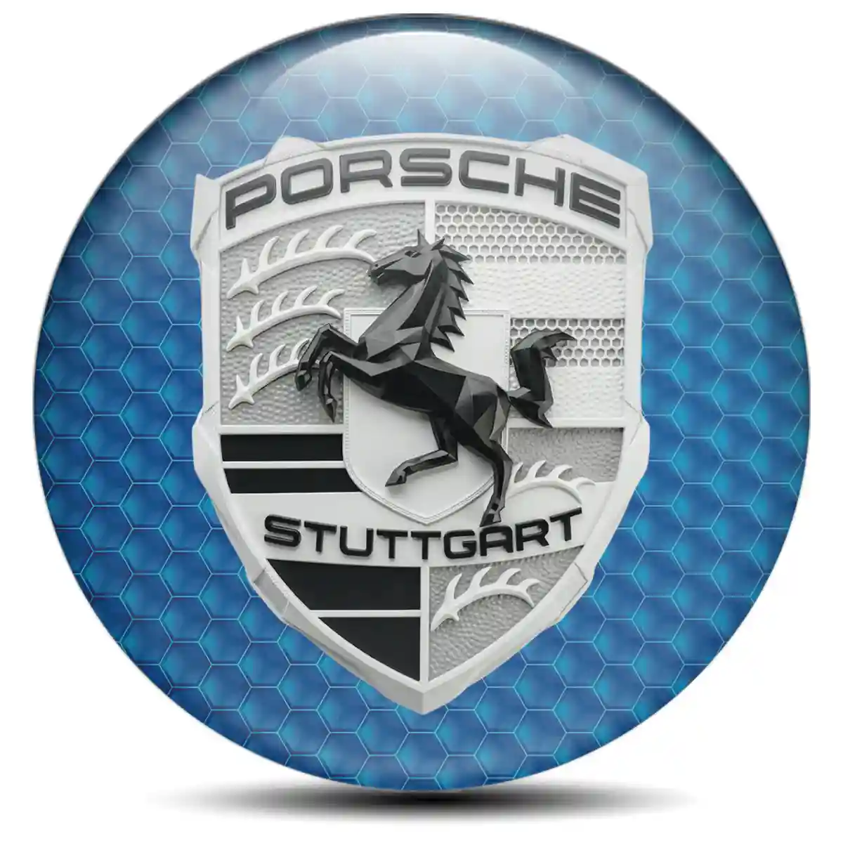 Porsche Logo Sticker Noble Edition