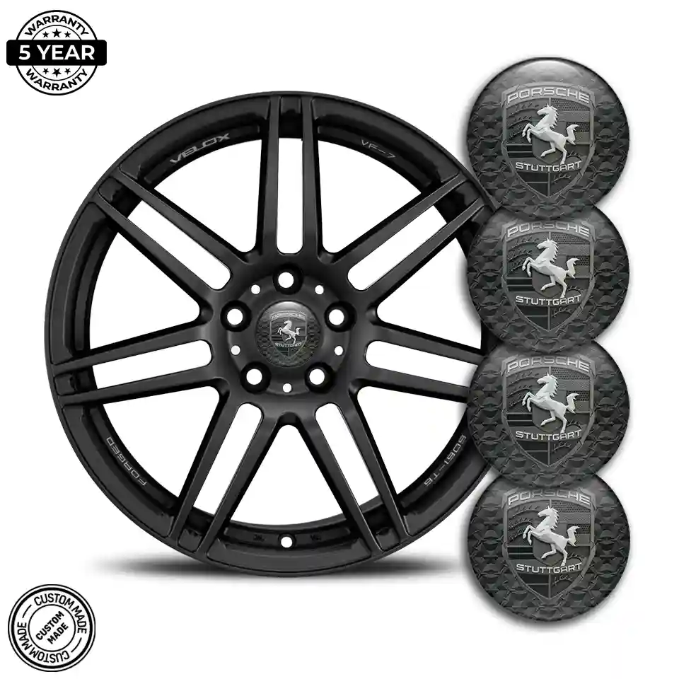 Porsche Logo Sticker Opulent Line