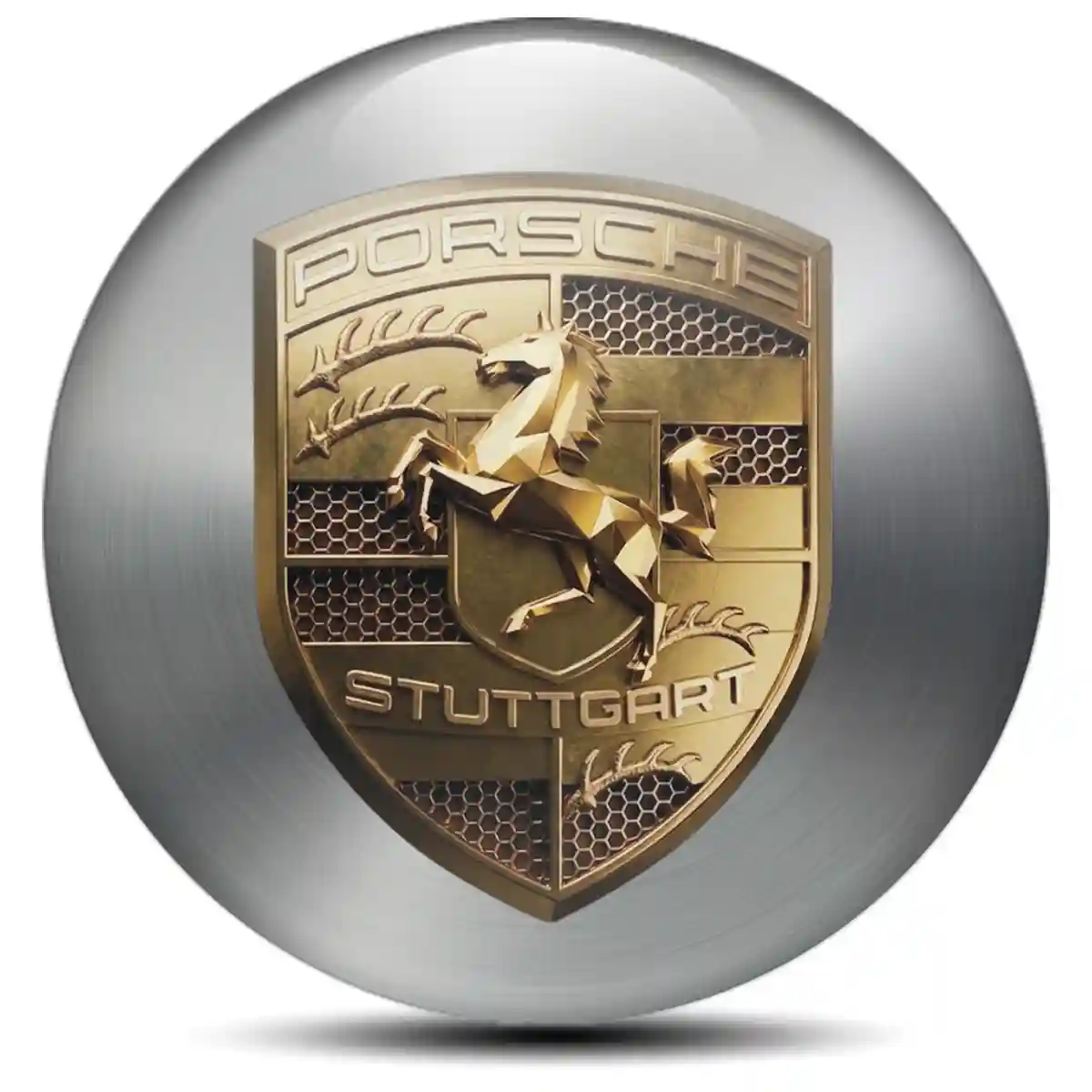 Porsche Logo Sticker Prestige Line