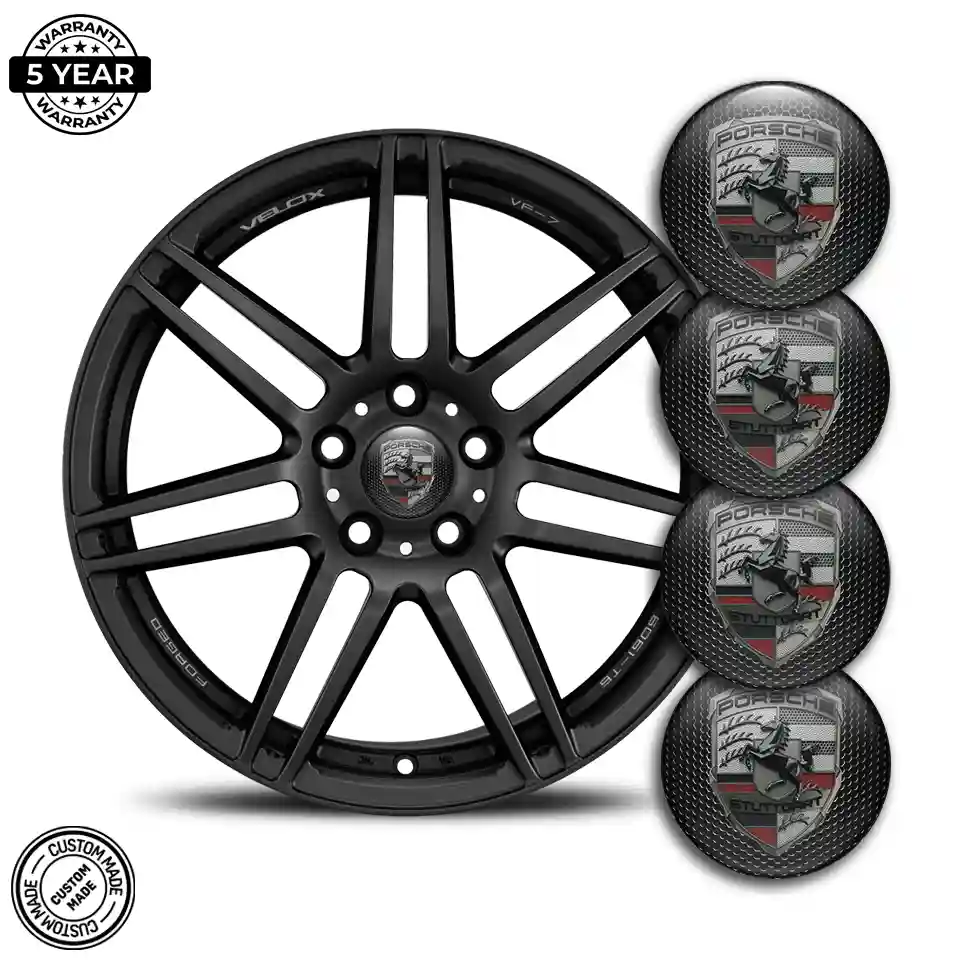 Porsche Logo Sticker Resin Elite