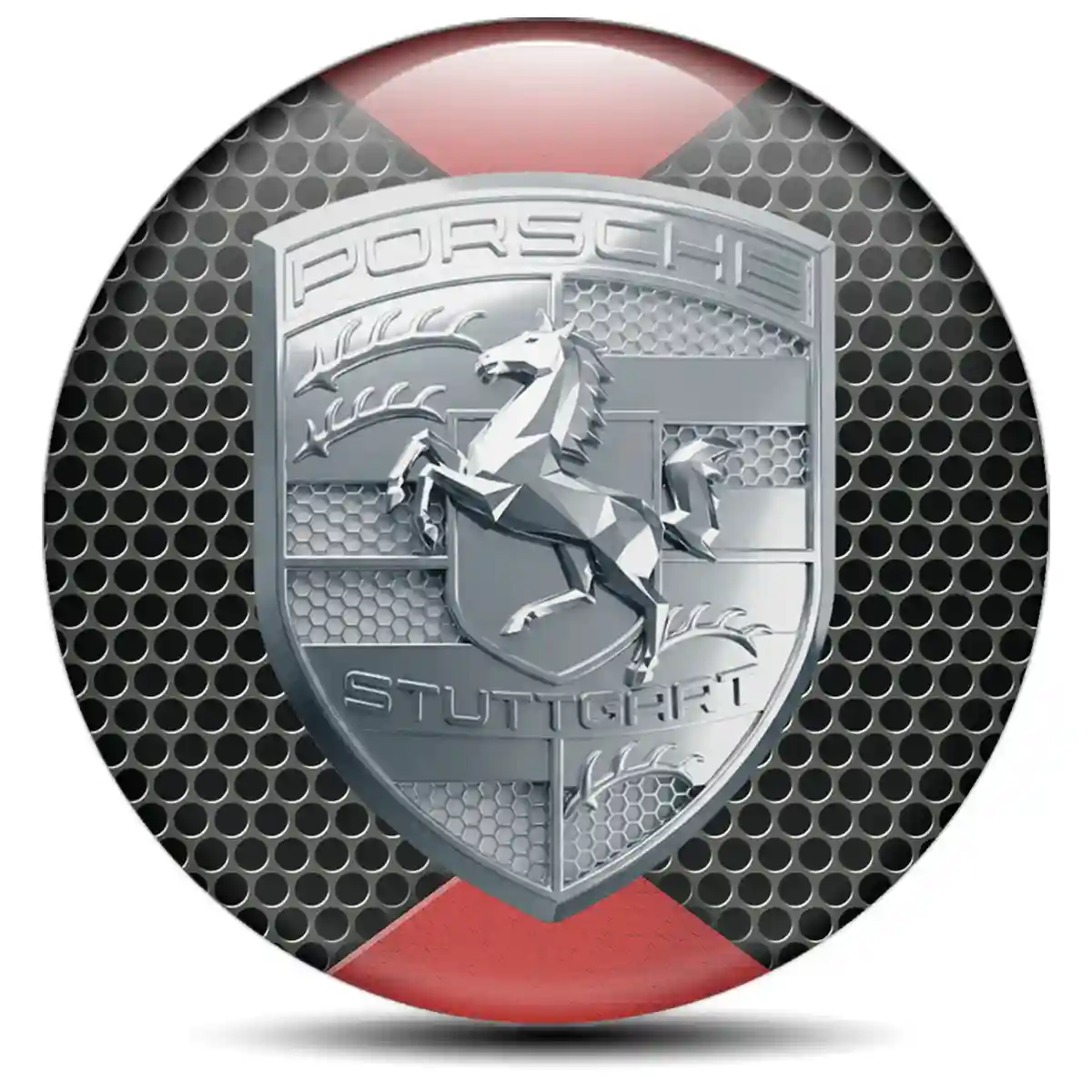 Porsche Logo Sticker Signature Grade