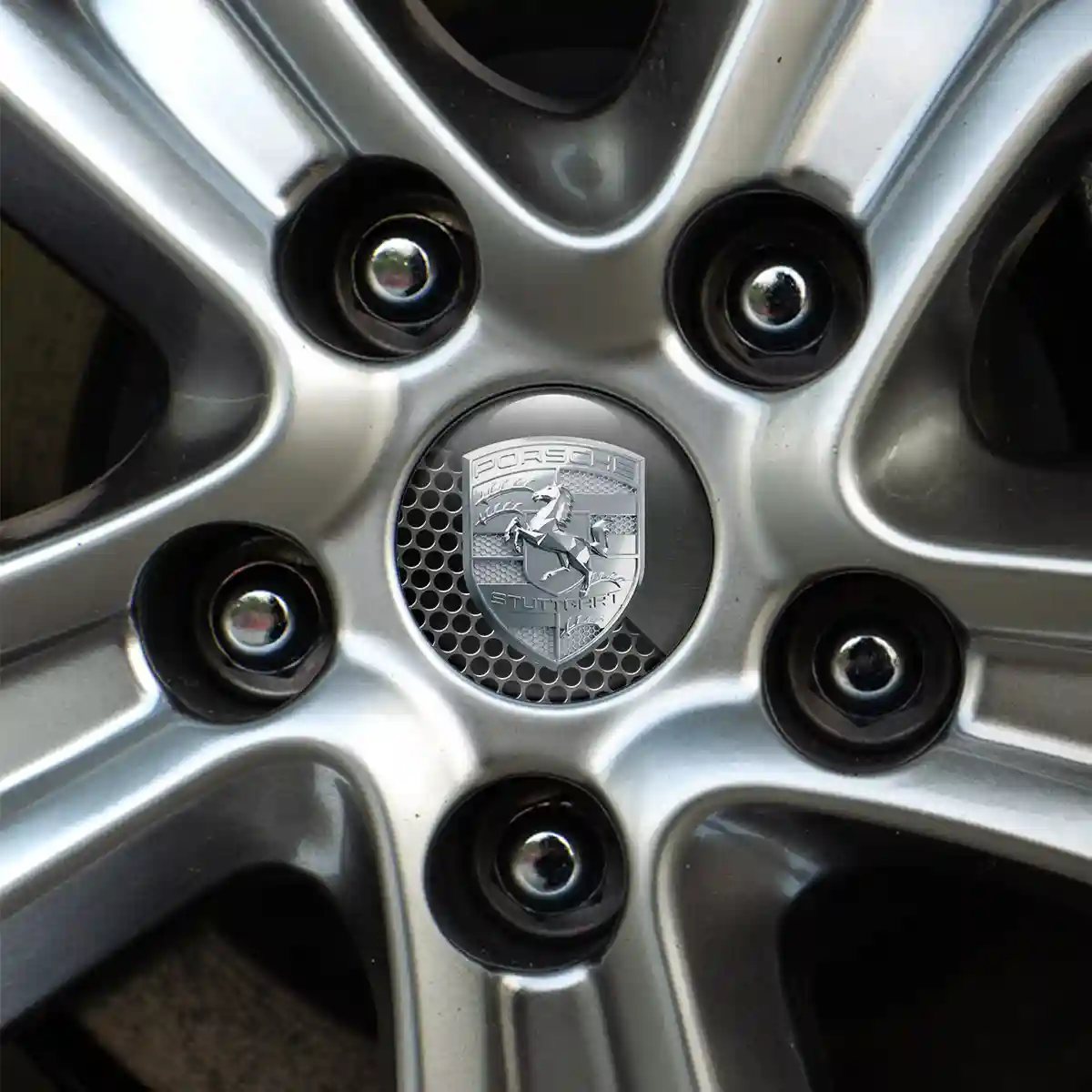 Porsche Logo Sticker Sleek Style