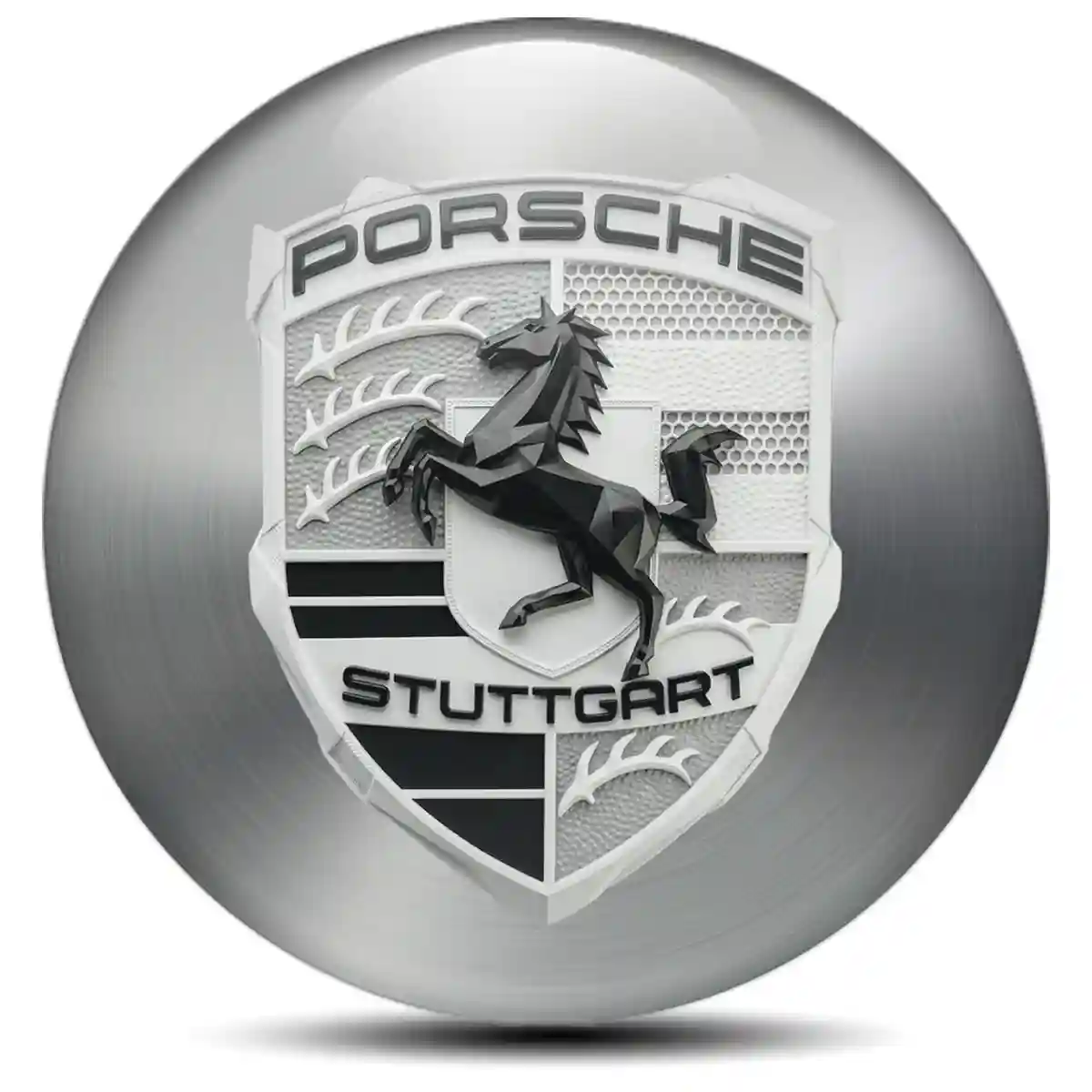 Porsche Logo Sticker Superior Craft