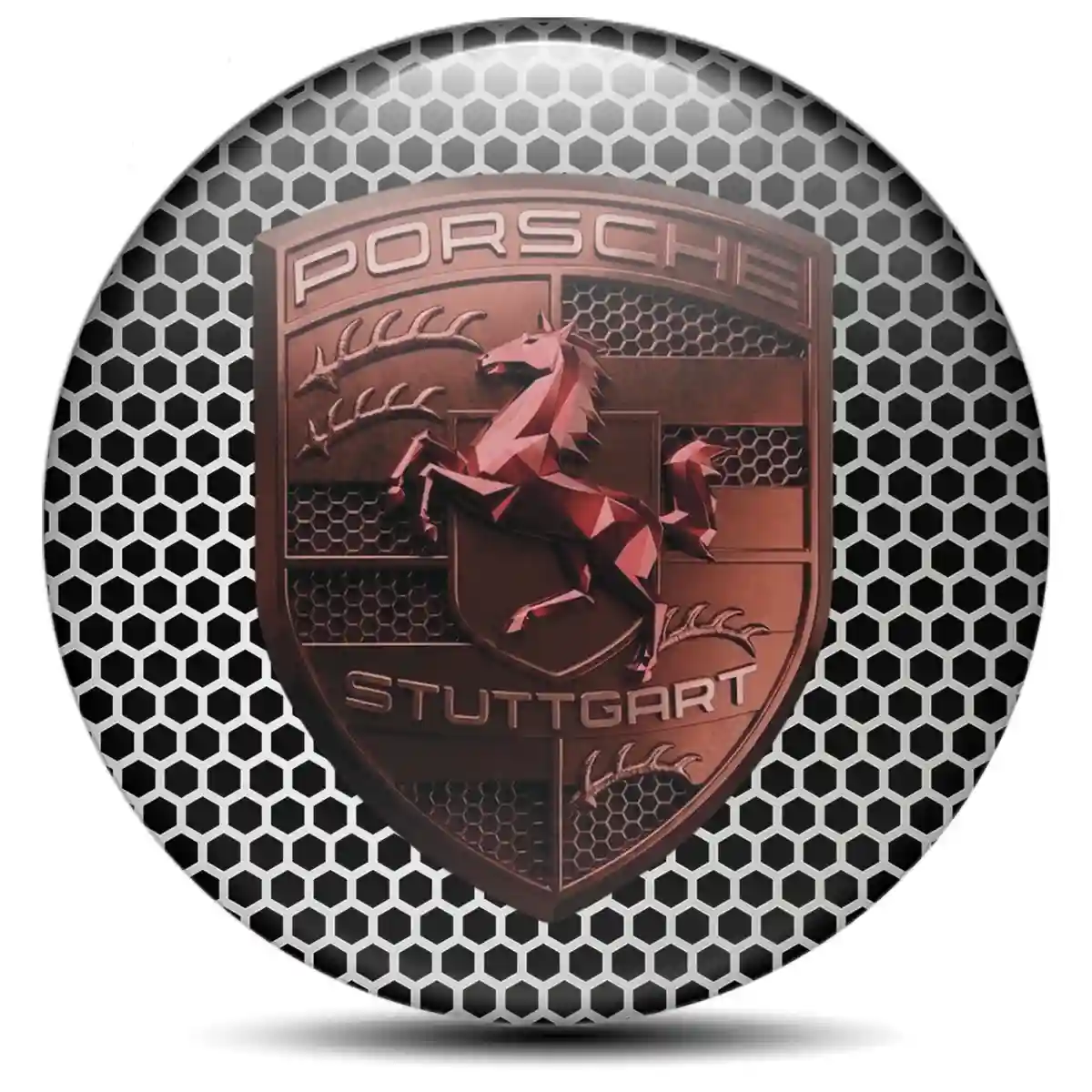Porsche Silicone Emblem Elite Edition
