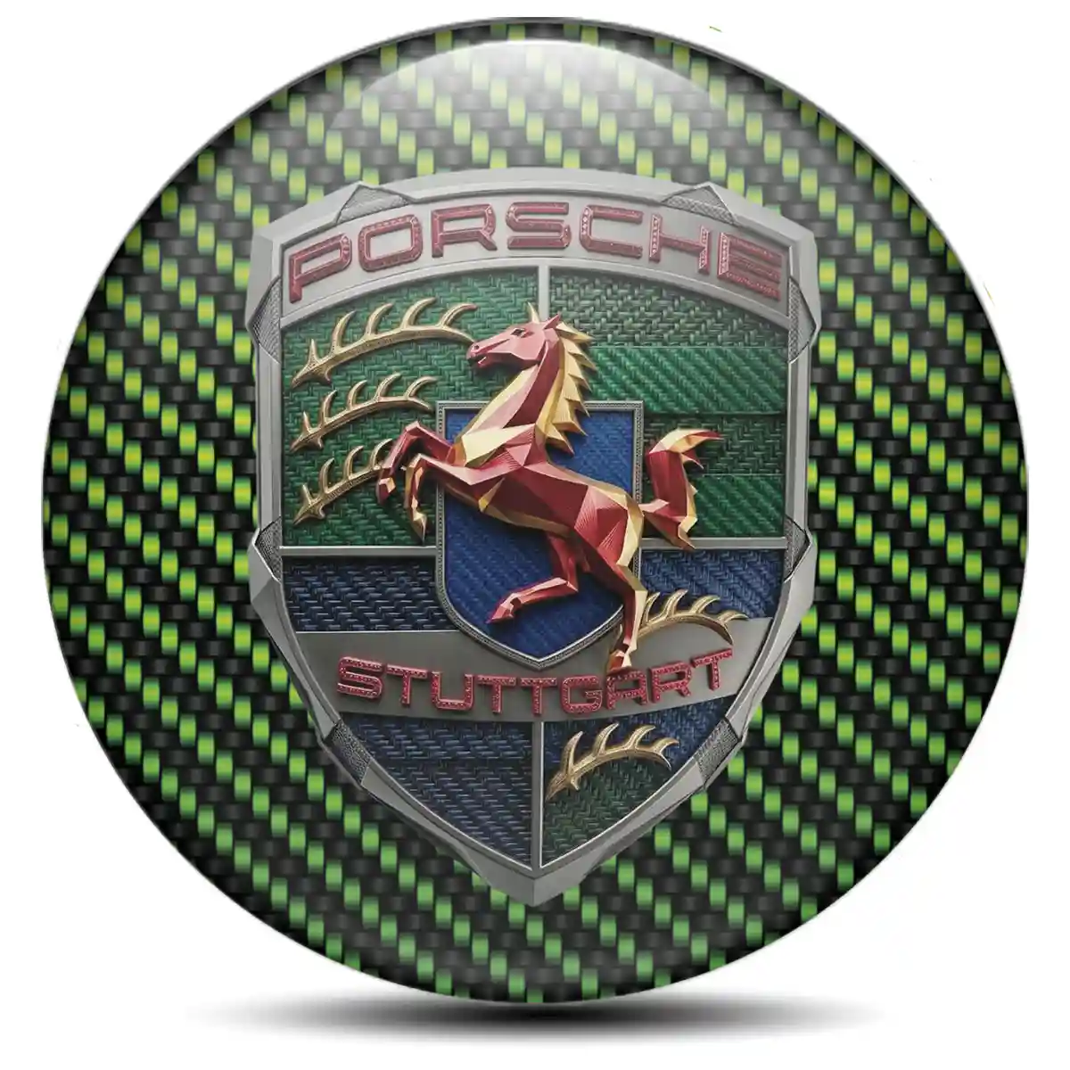 Porsche Silicone Emblem Marked Edition