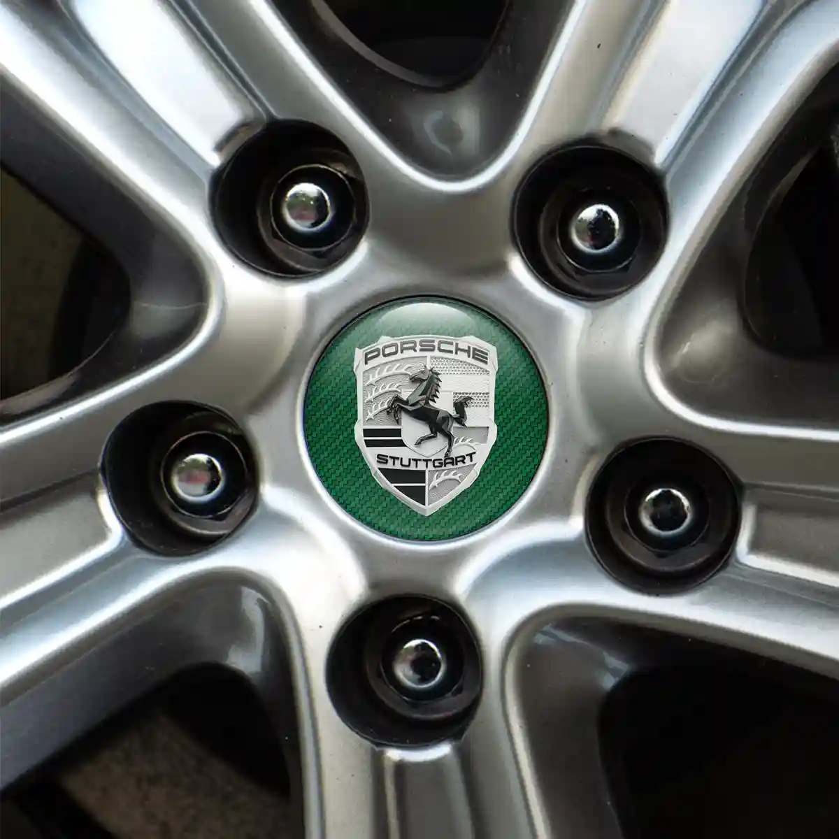Porsche Silicone Emblem Outer Style