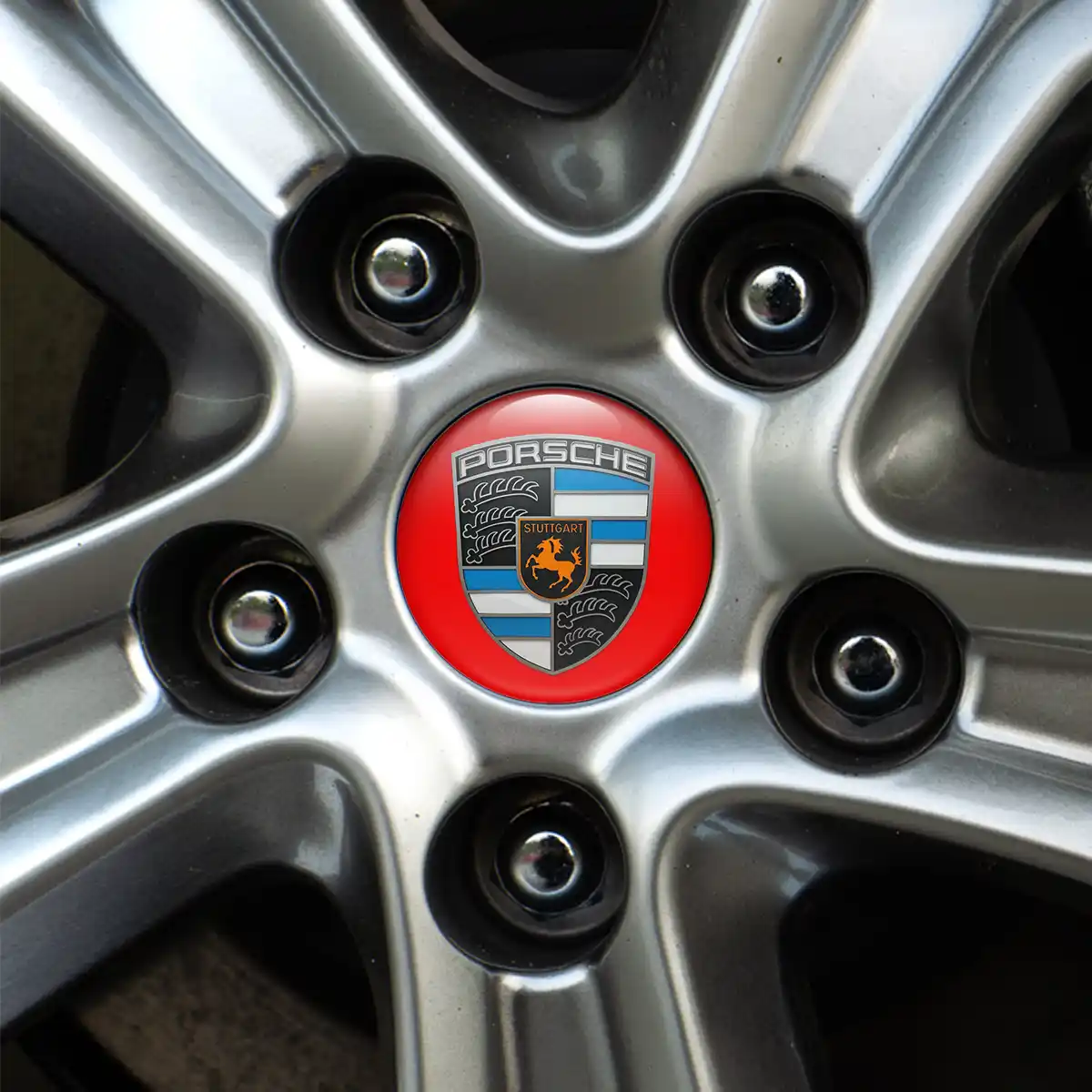 Porsche Silicone Emblem Premium Edition