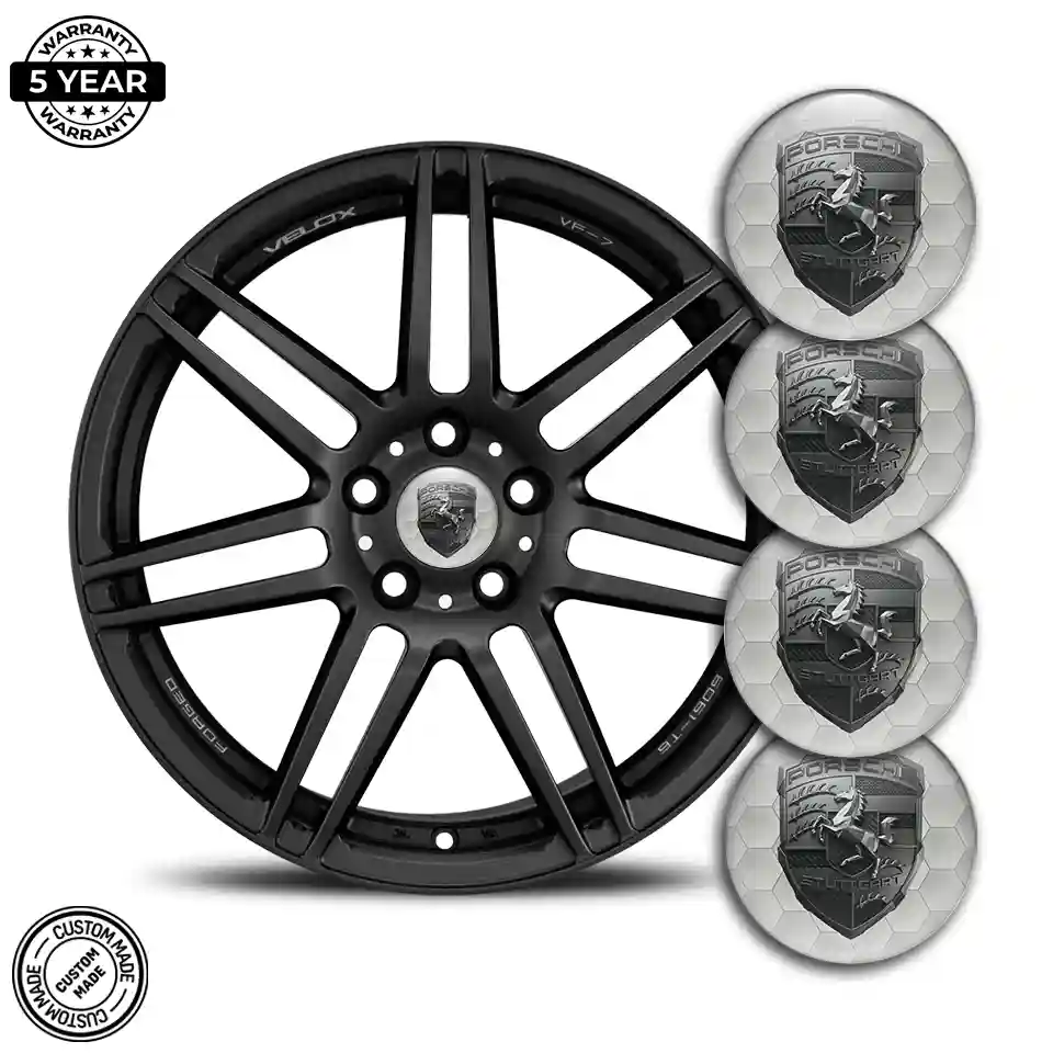Porsche Silicone Emblem Resin Elite