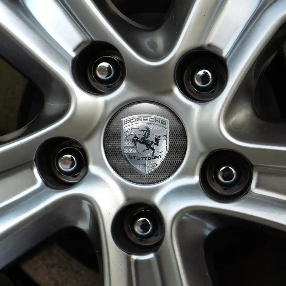 Porsche Silicone Emblem Self-Adhesive Branded Line