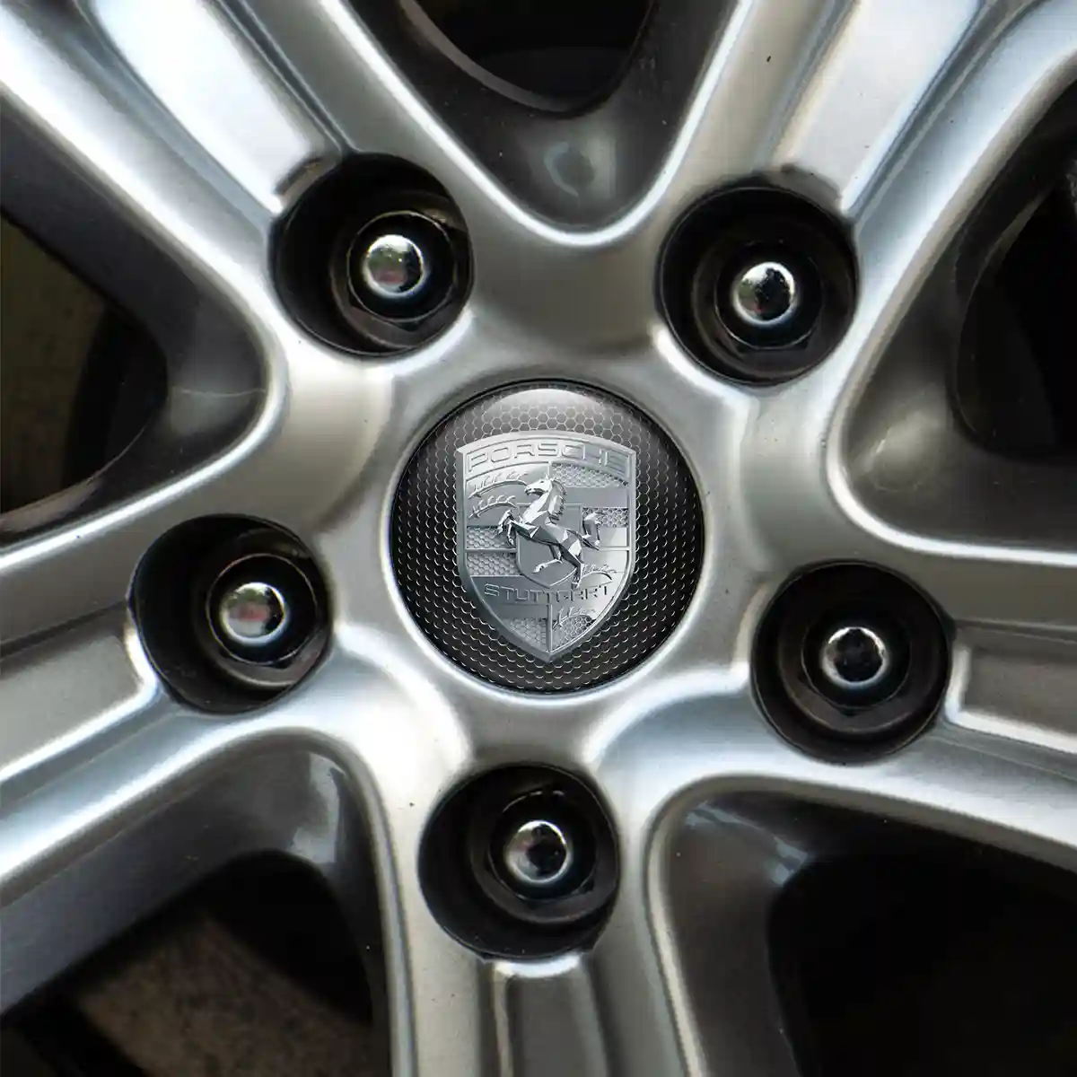 Porsche Silicone Emblem Self-Adhesive Sport Tuning