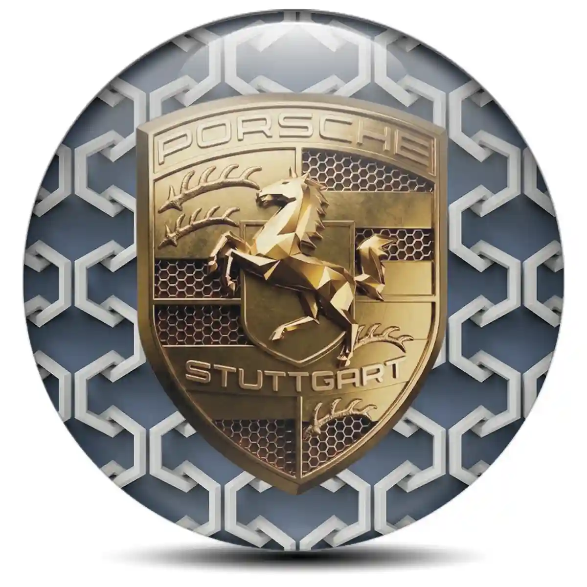 Porsche Silicone Sticker Deluxe Edition
