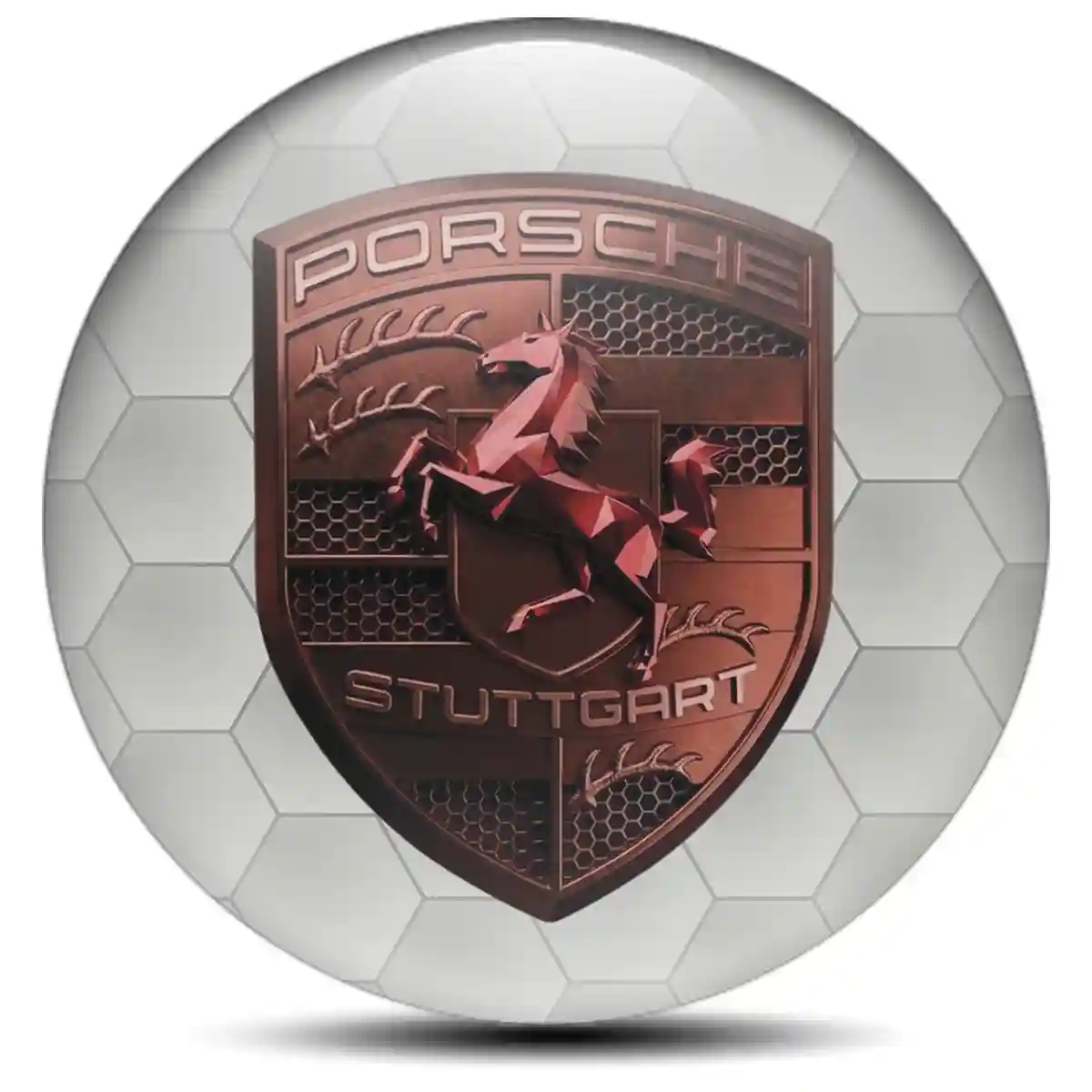 Porsche Silicone Sticker Exclusive Series