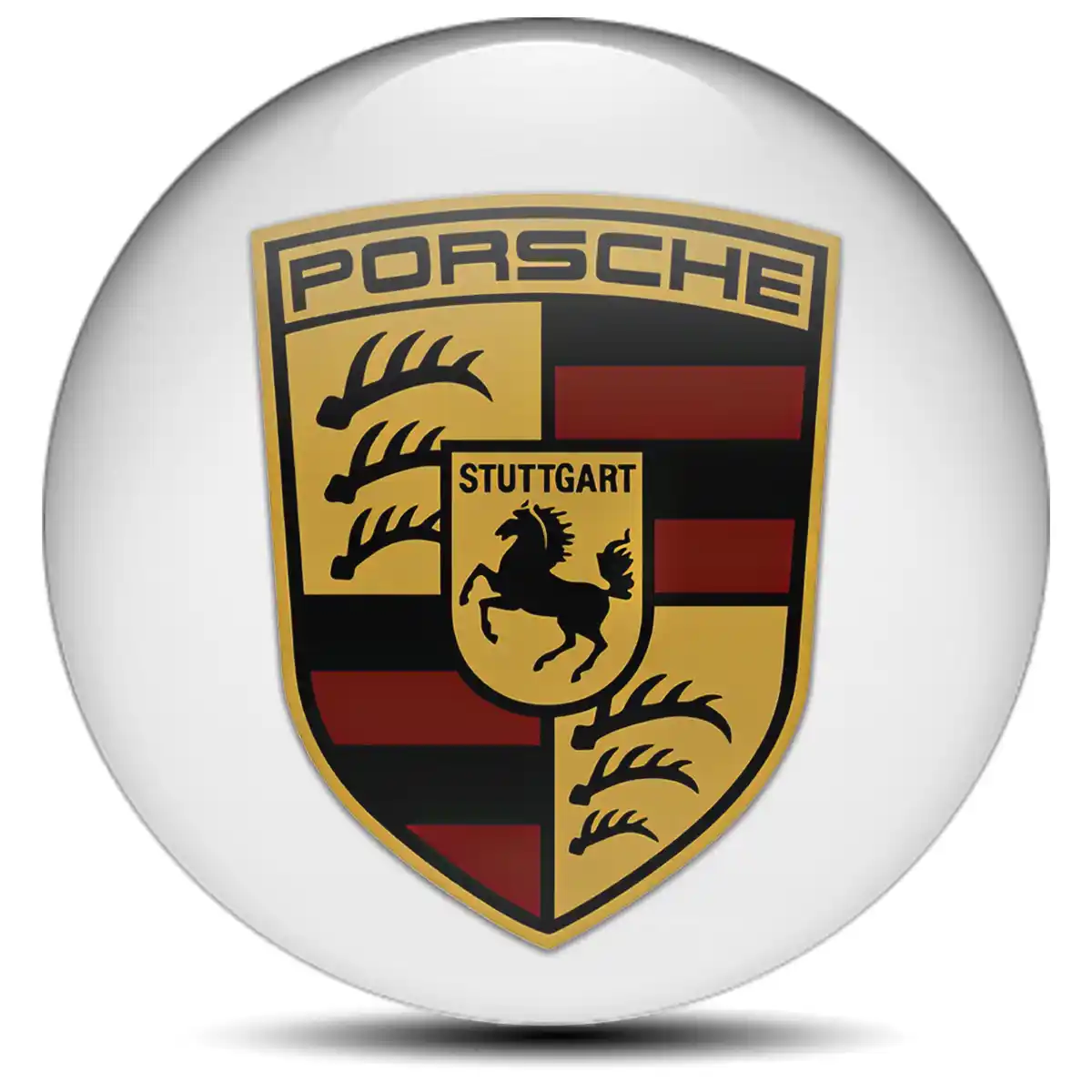 Porsche Silicone Sticker High Quality