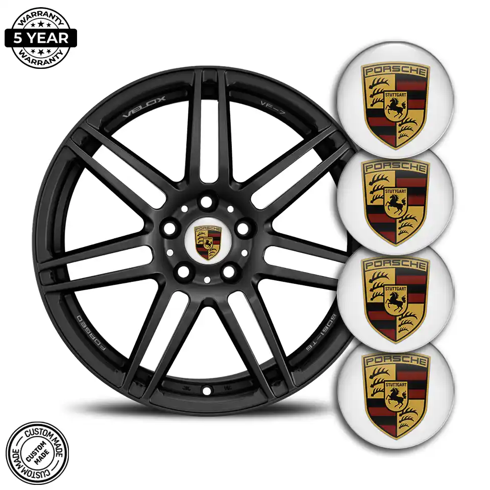 Porsche Silicone Sticker High Quality