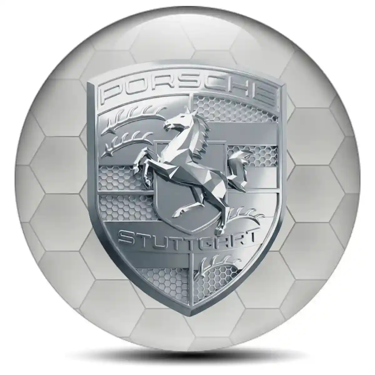 Porsche Silicone Sticker Marked Edition