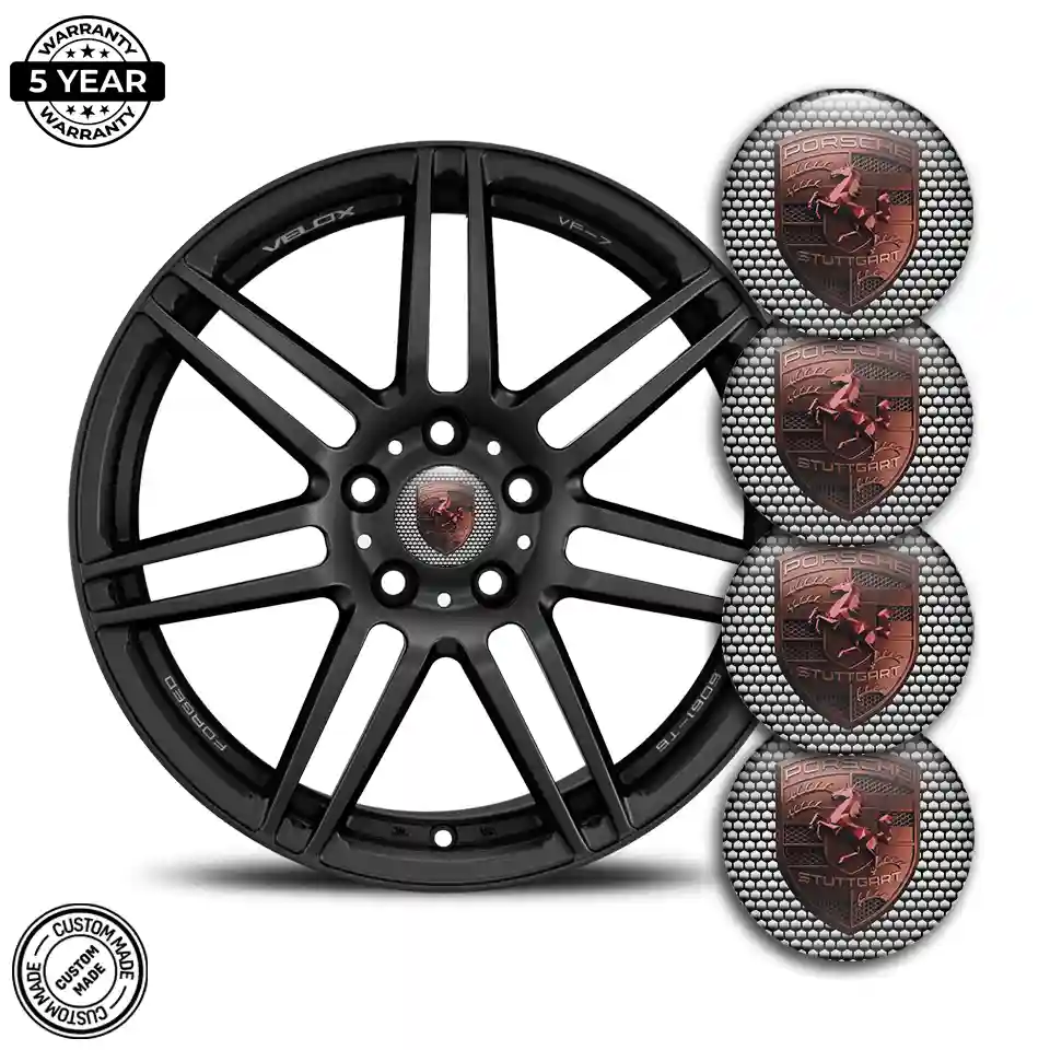 Porsche Silicone Sticker Noble Edition