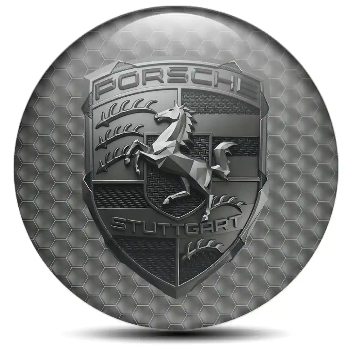 Porsche Silicone Sticker Opulent Line