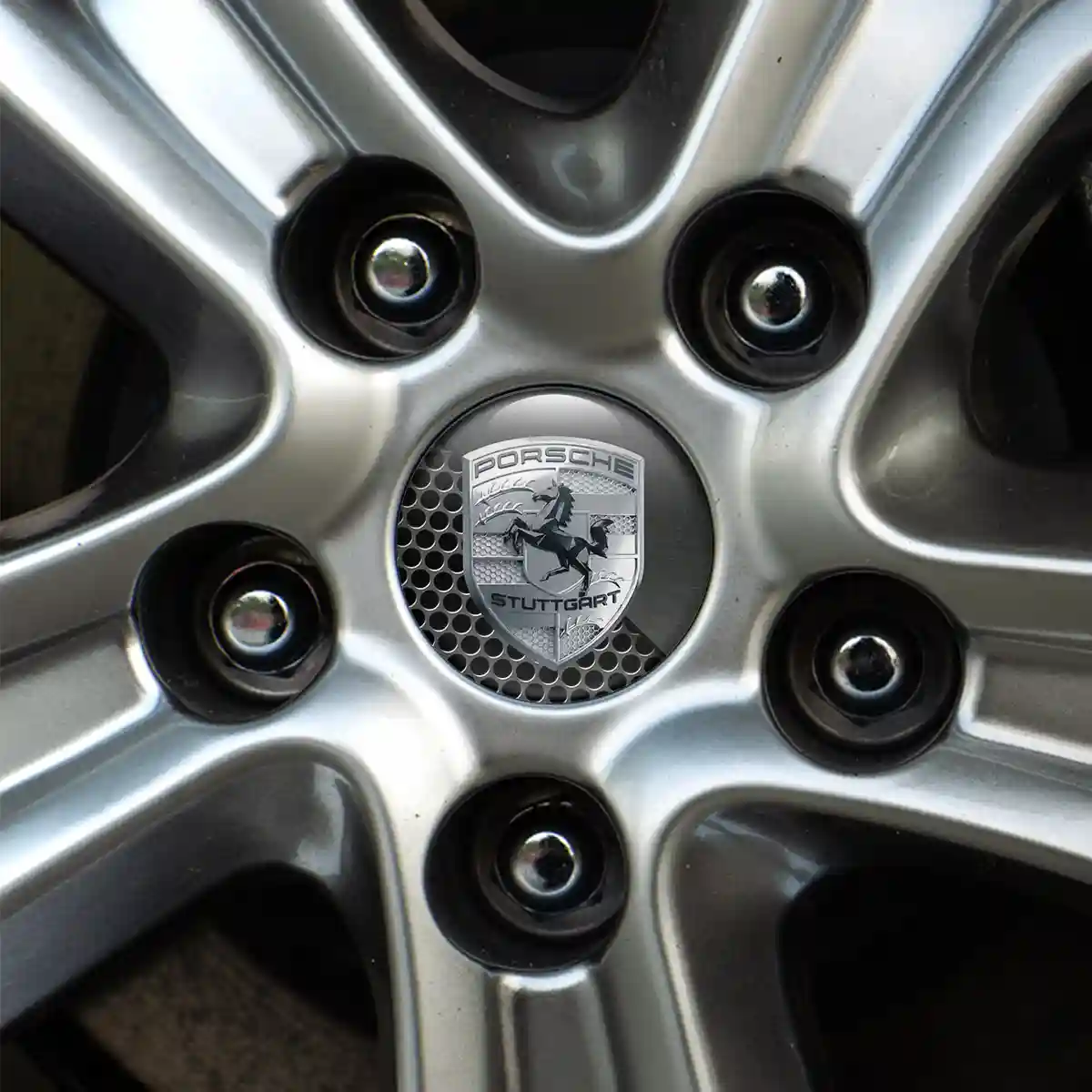 Porsche Silicone Sticker Premium Dome