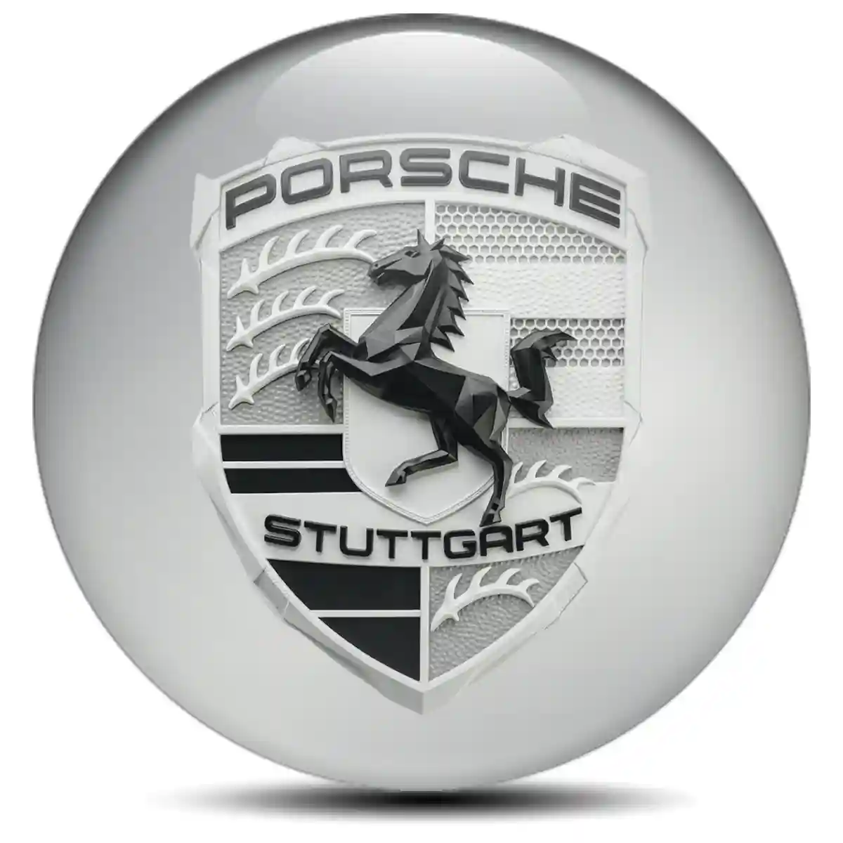 Porsche Silicone Sticker Resin Elite