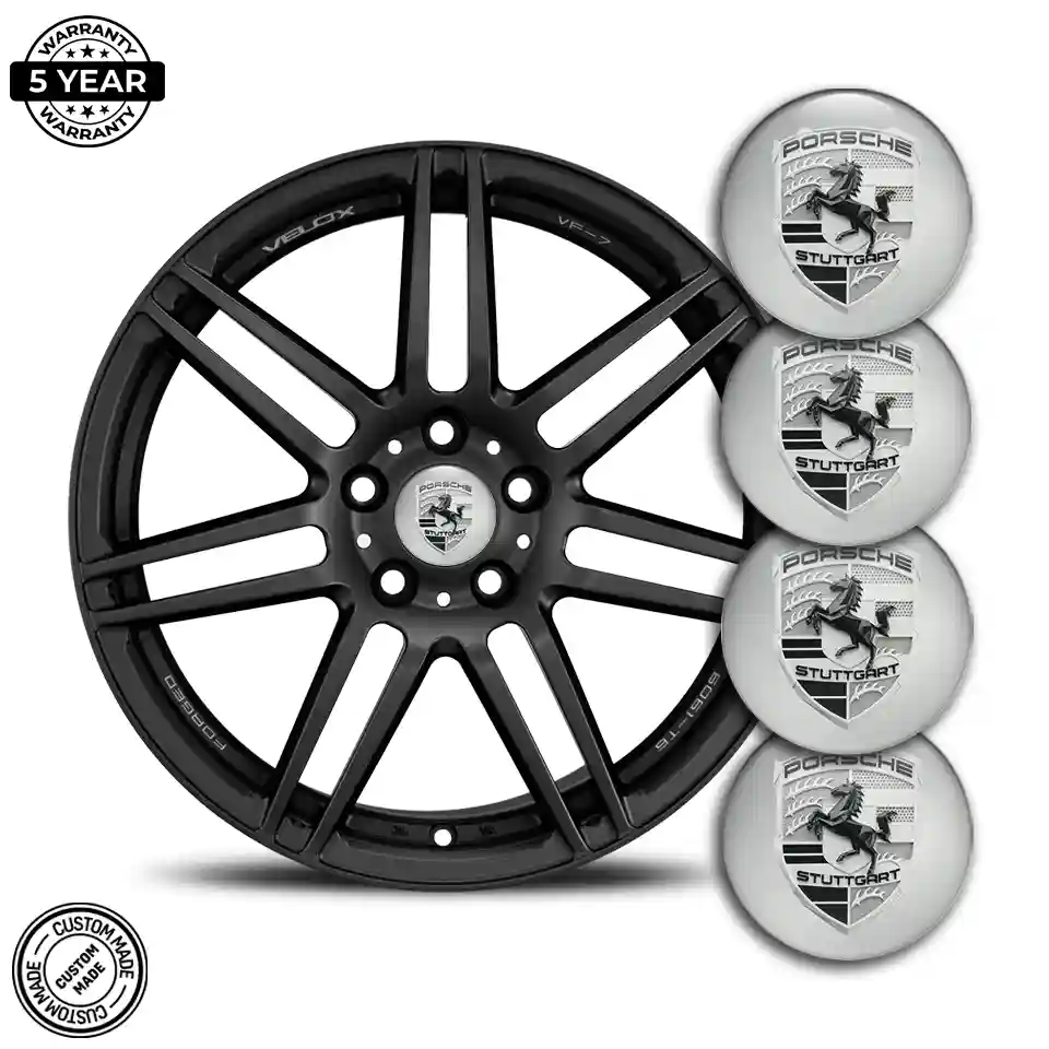 Porsche Silicone Sticker Resin Elite