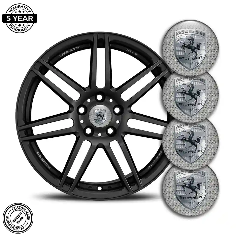 Porsche Silicone Sticker Self-Adhesive Elite Edition