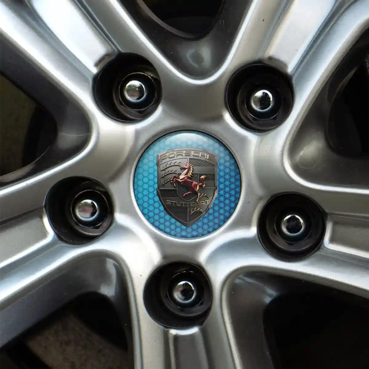 Porsche Silicone Sticker Self-Adhesive Elite Finish