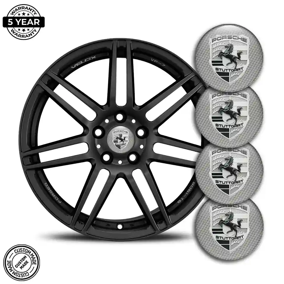 Porsche Silicone Sticker Self-Adhesive Signature Edition