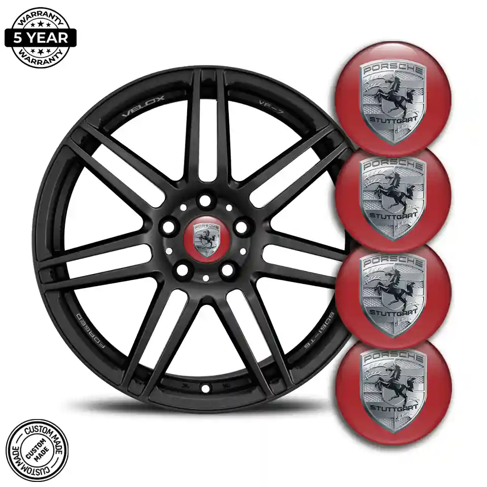 Porsche Silicone Sticker Signature Grade