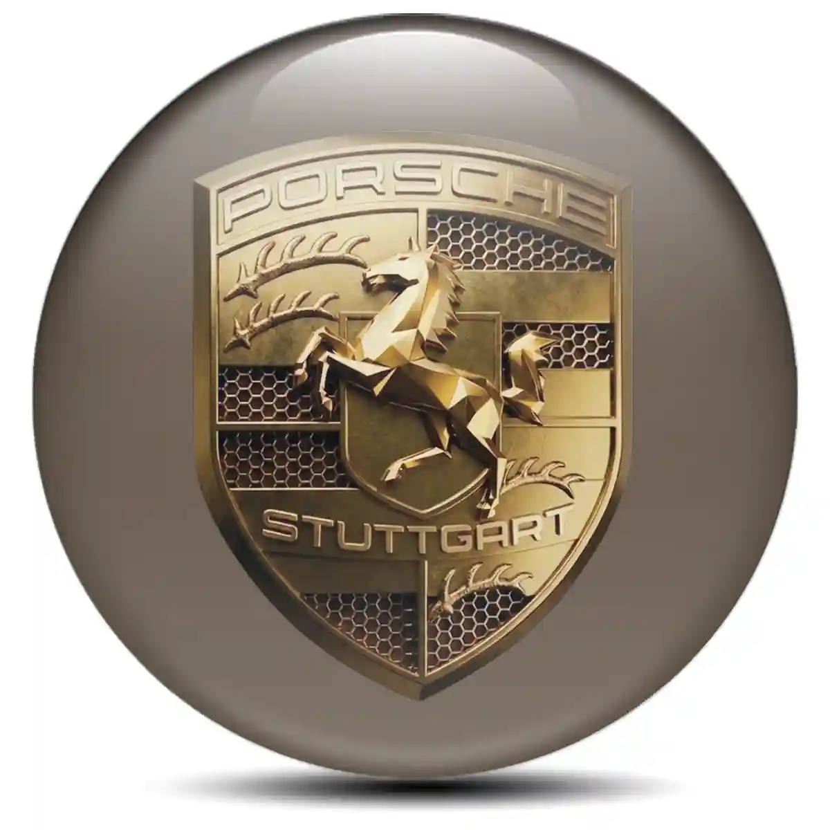 Porsche Silicone Sticker Vortex Series