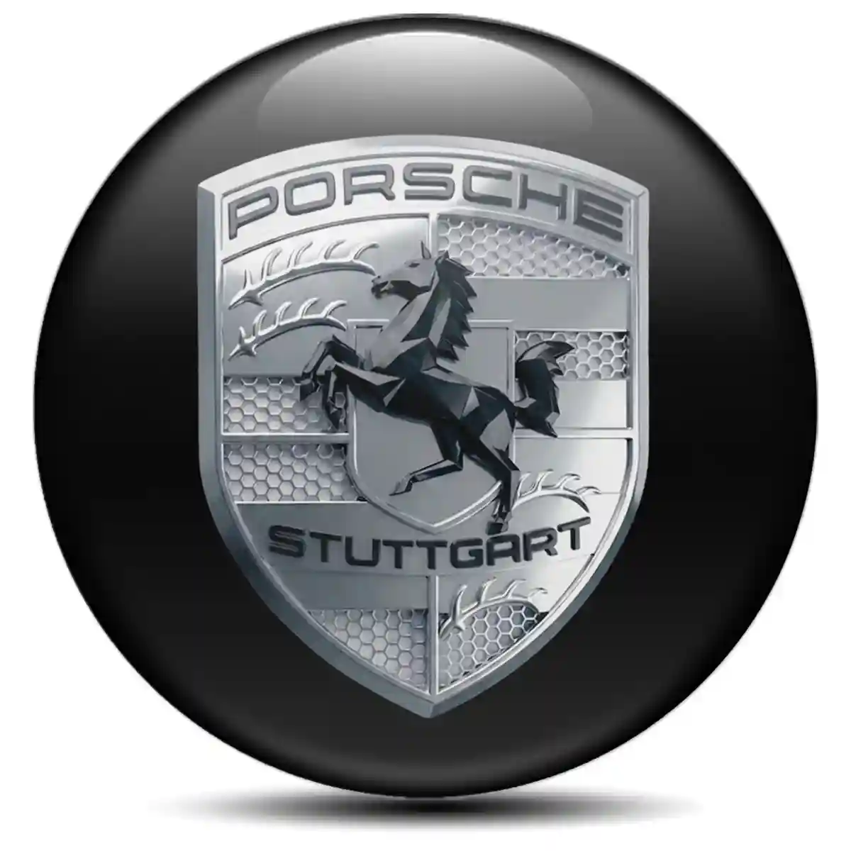 Porsche Sticker Epoxy 3D Gel Performance Style