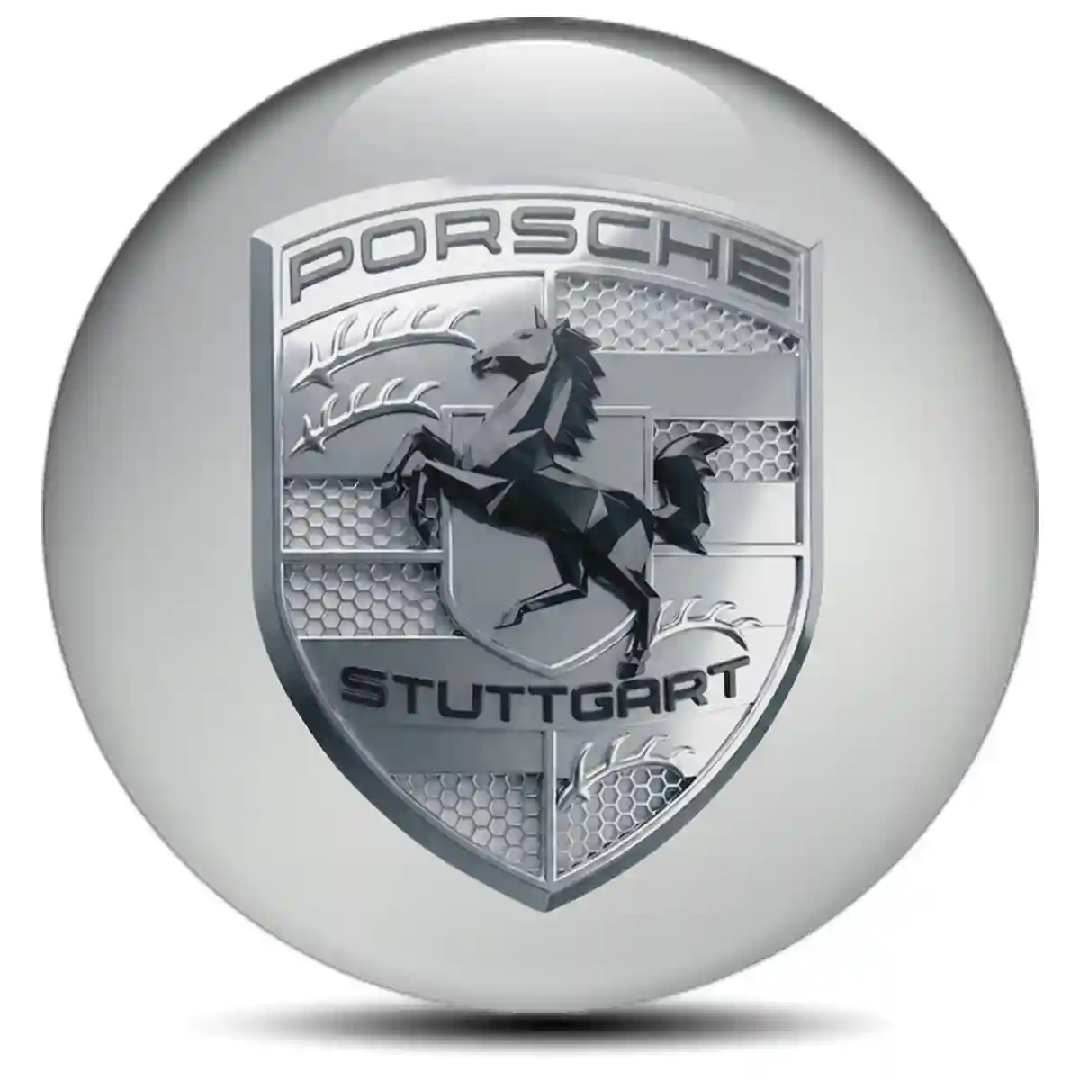 Porsche Sticker Epoxy 3D Gel Signature Grade