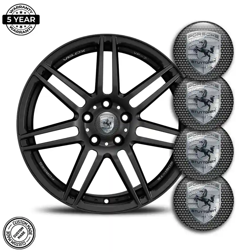 Porsche Sticker Epoxy 3D Gel Sport Tuning