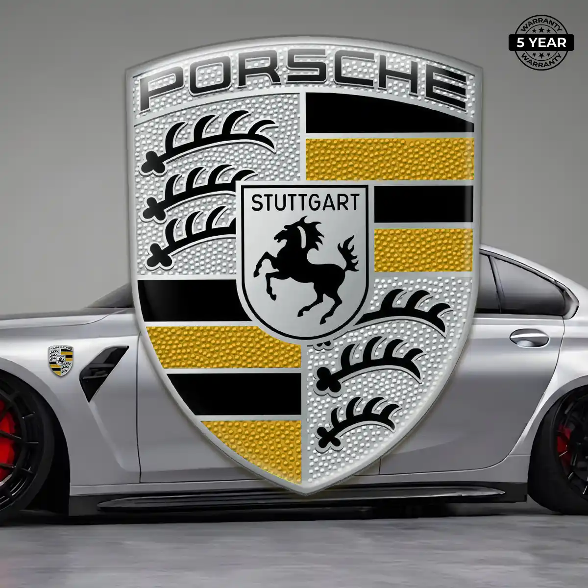 Porsche Sticker Sleek Style