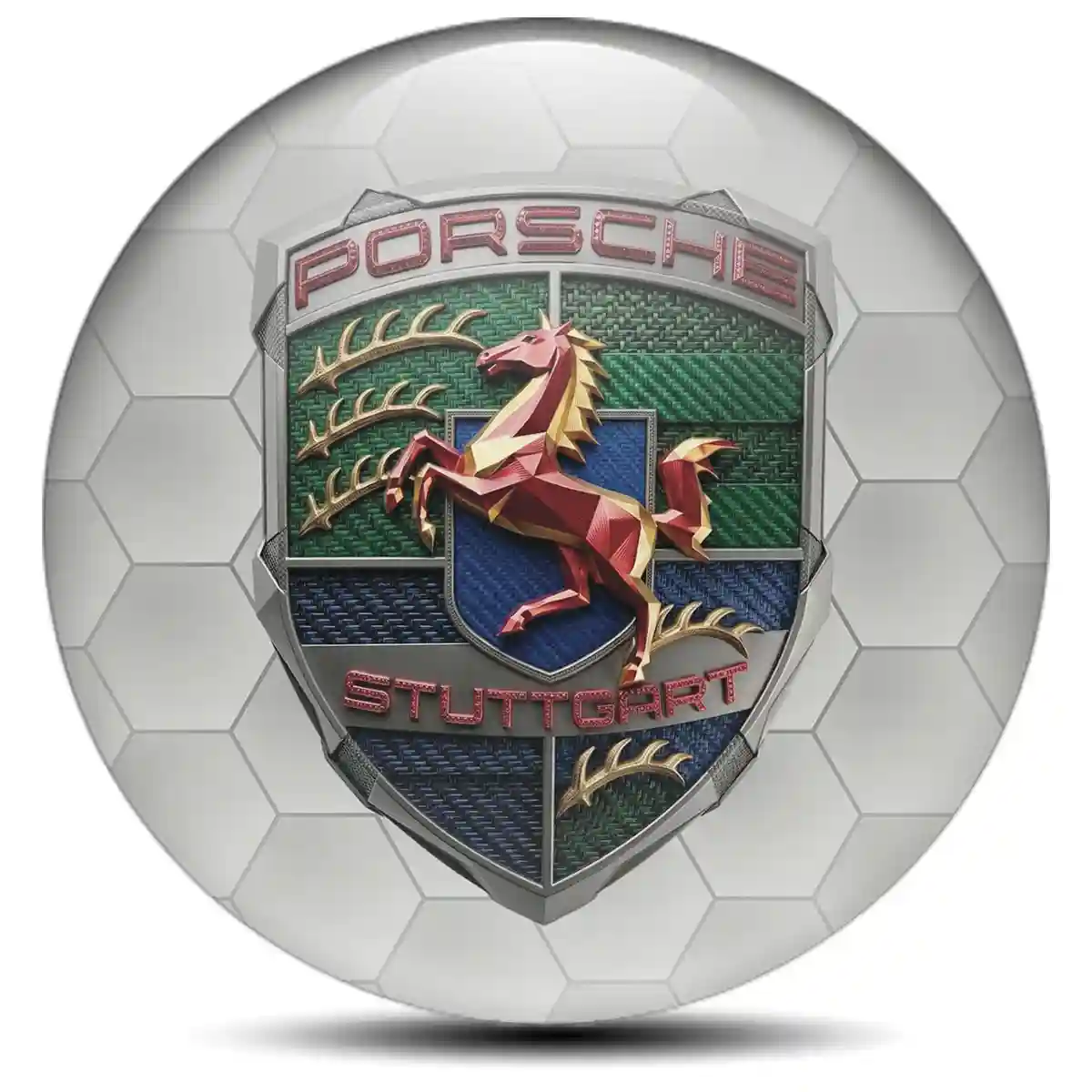 Porsche Wheel Emblems Elite Edition