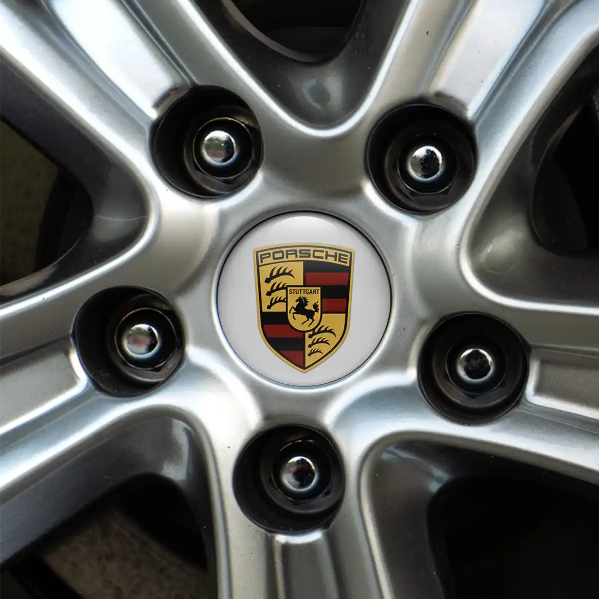 Porsche Wheel Emblems High Quality