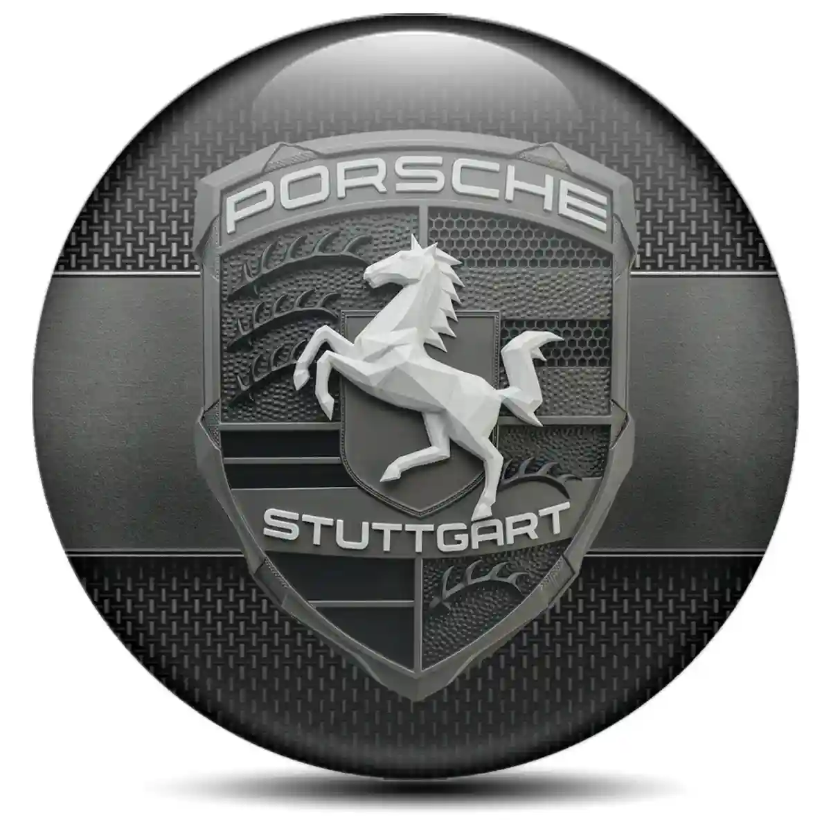 Porsche Wheel Emblems Interior Elegance