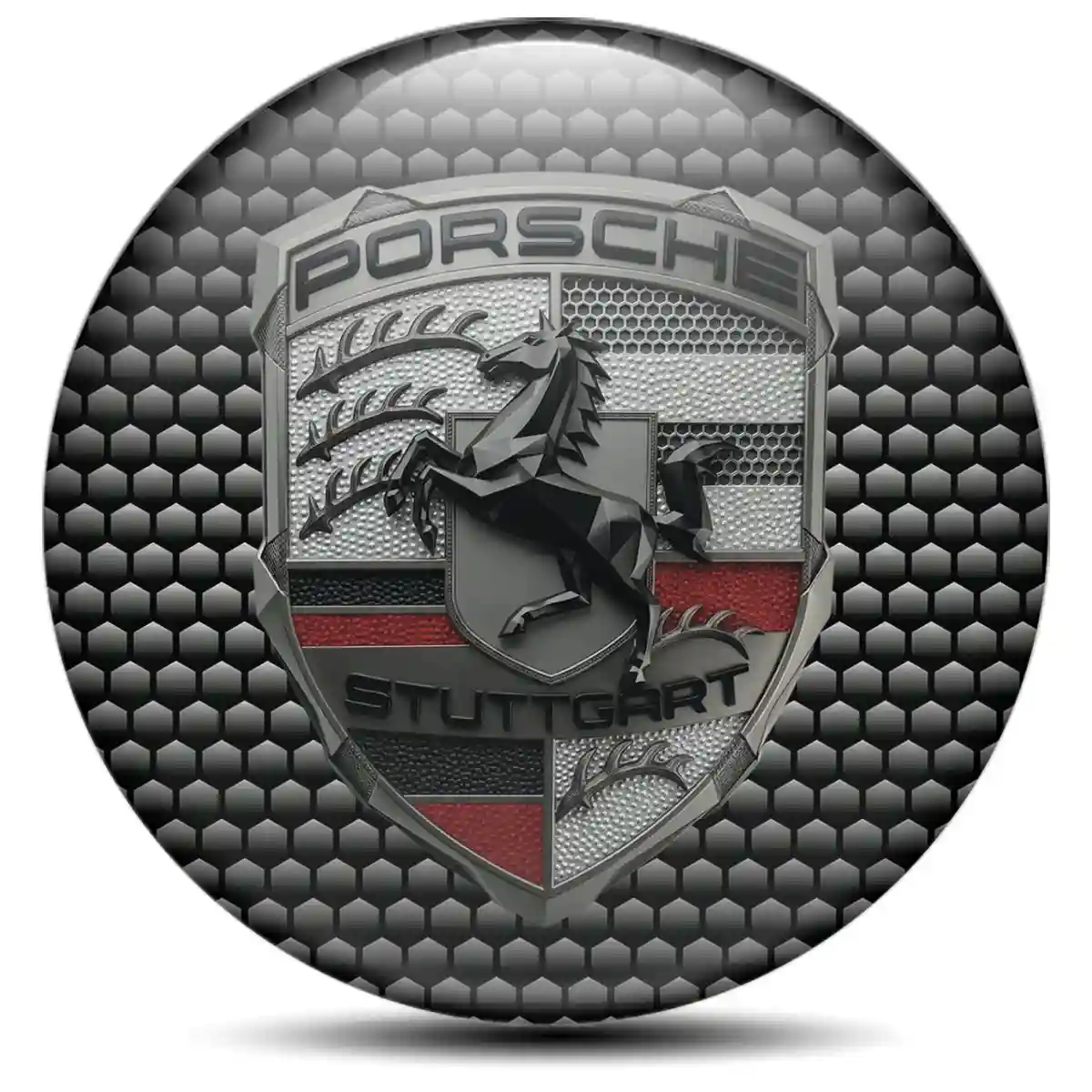Porsche Wheel Emblems Marked Edition
