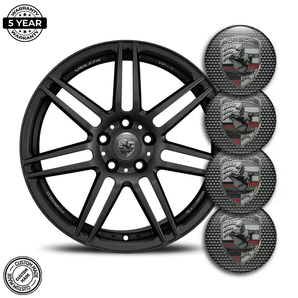 Porsche Wheel Emblems Marked Edition