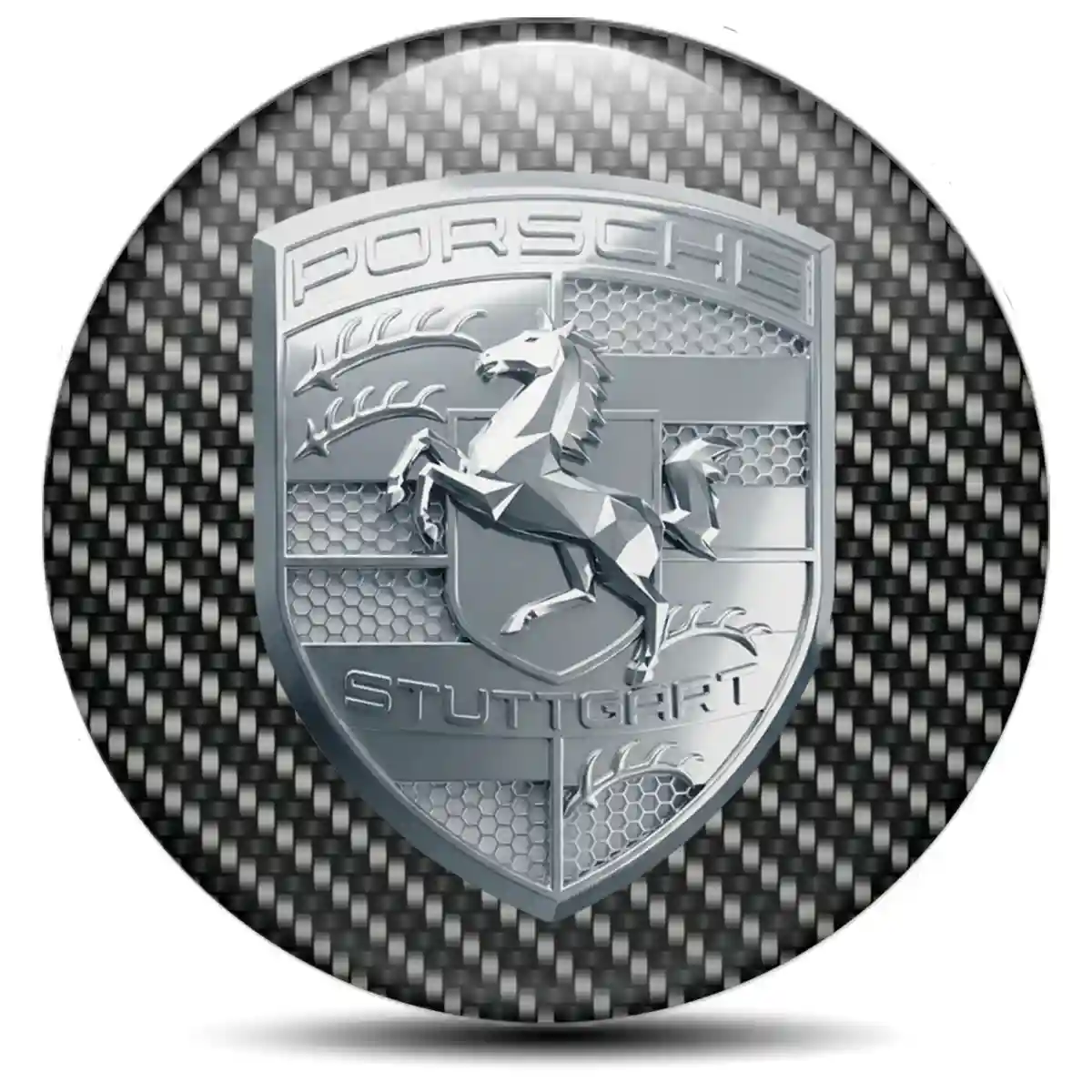 Porsche Wheel Emblems Noble Edition