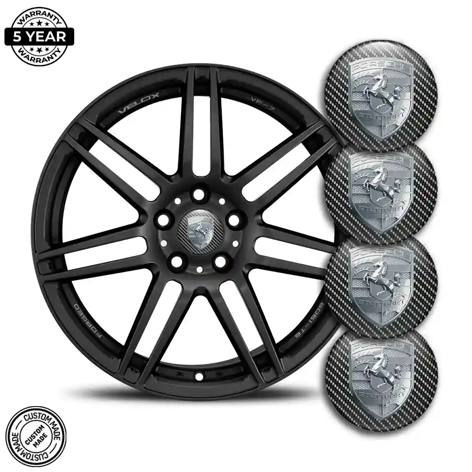 Porsche Wheel Emblems Noble Edition