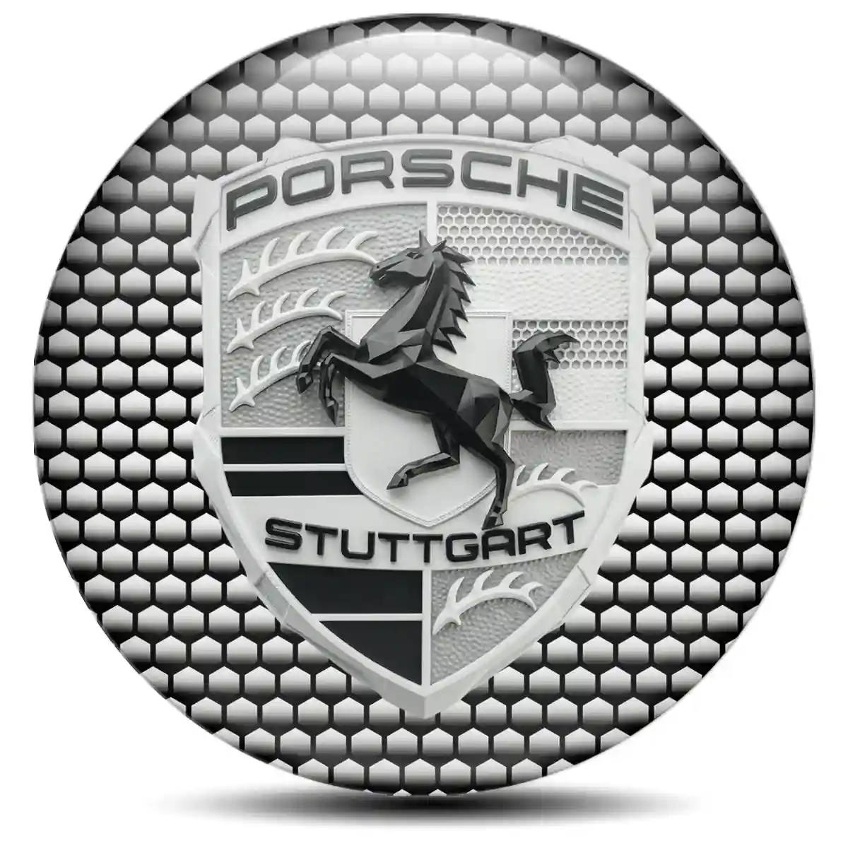 Porsche Wheel Emblems Opulent Line
