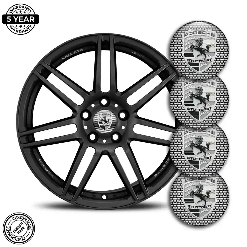 Porsche Wheel Emblems Opulent Line