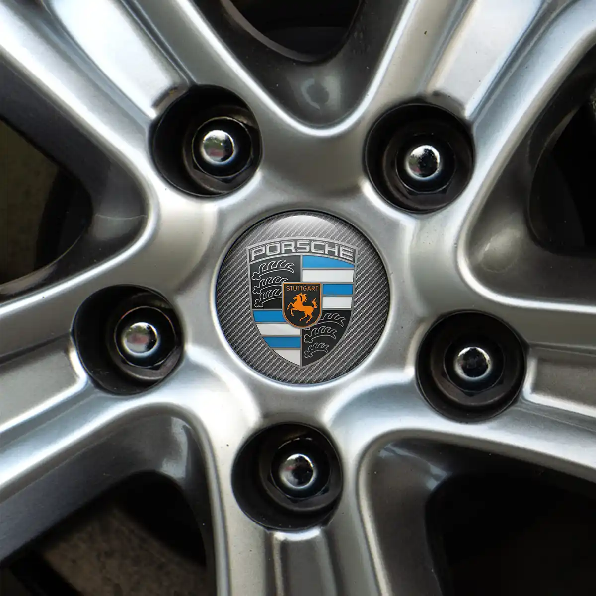 Porsche Wheel Emblems Premium Edition