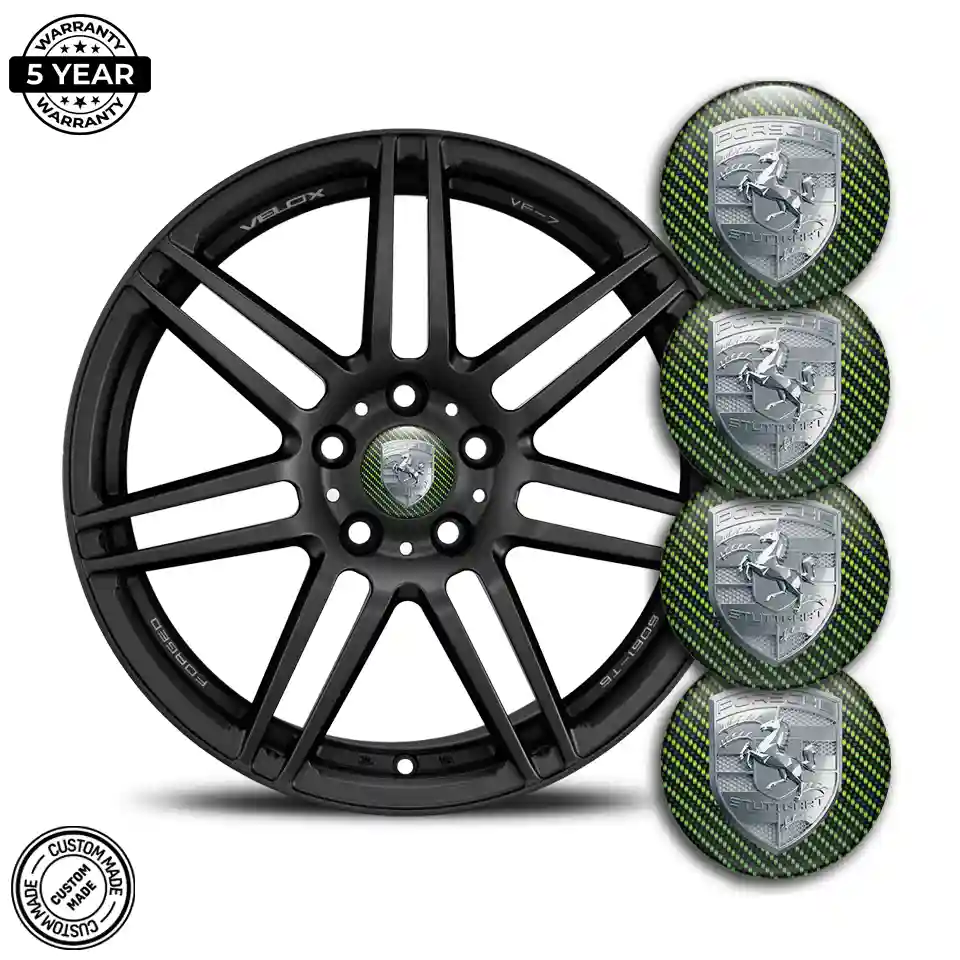 Porsche Wheel Emblems Prestige Line