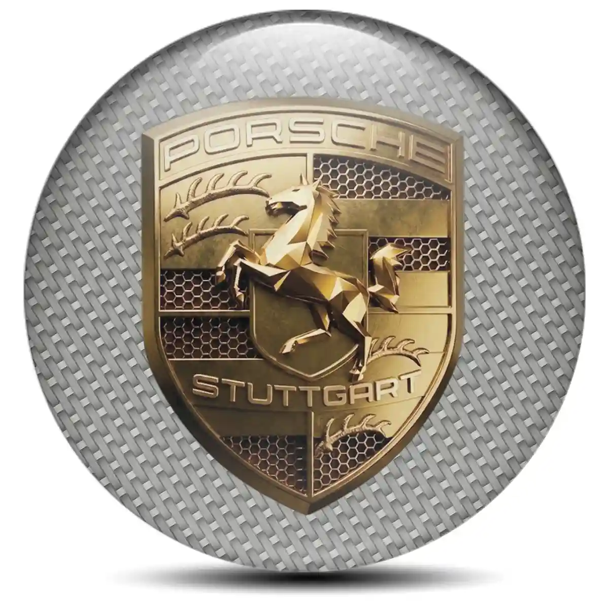 Porsche Wheel Emblems Refined Design