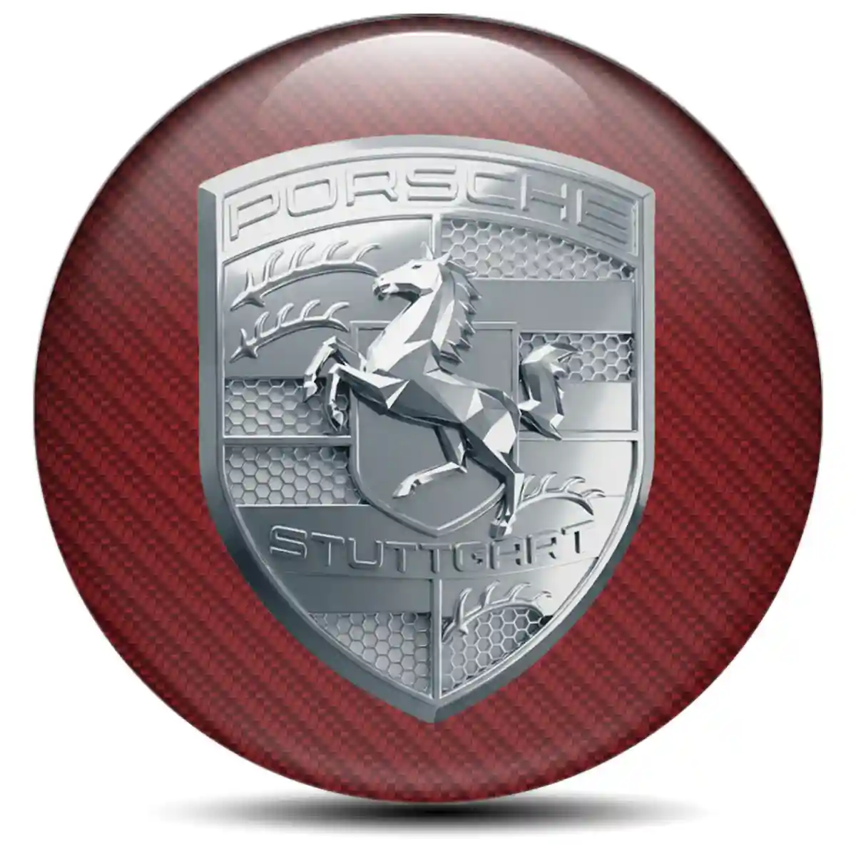 Porsche Wheel Emblems Resin Elite