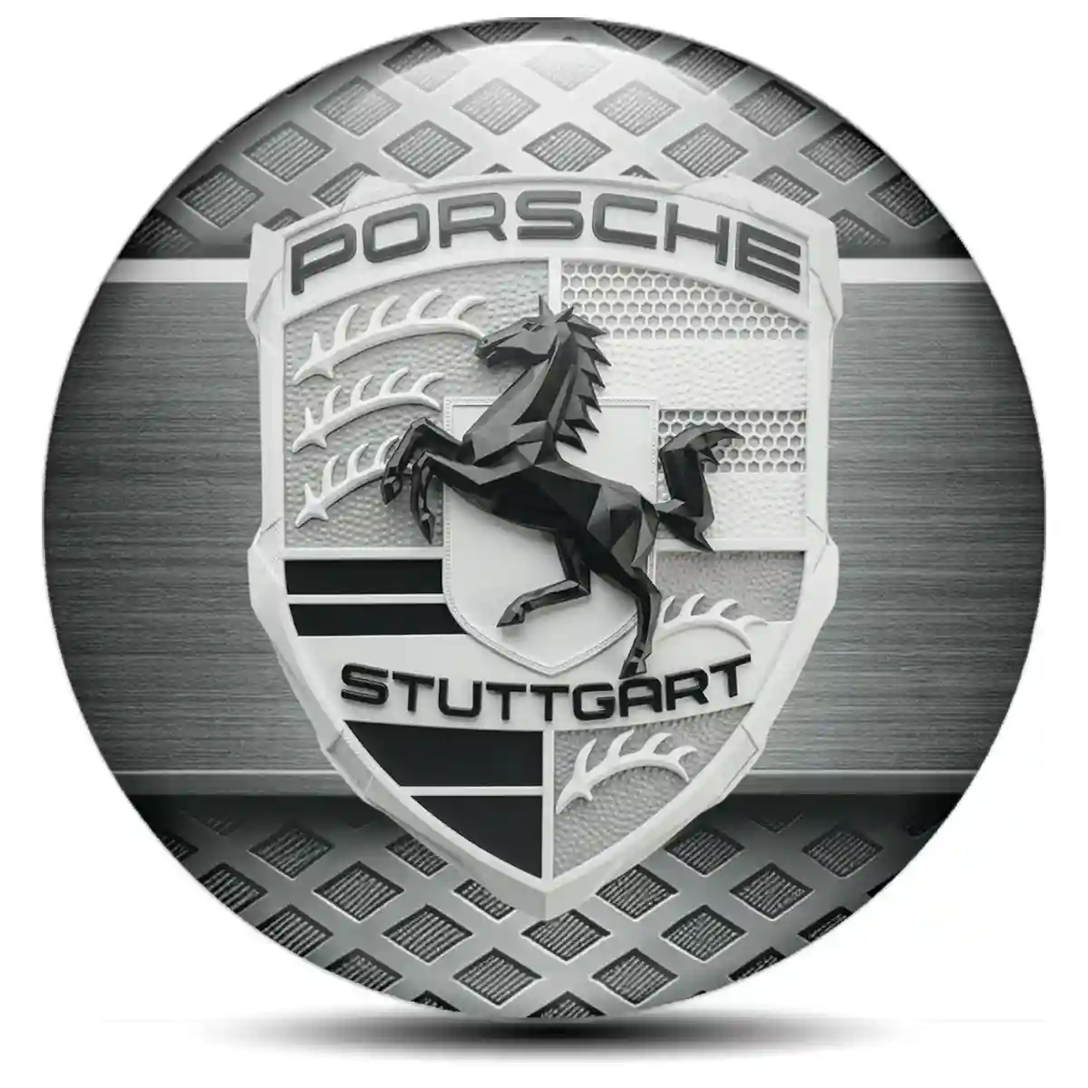 Porsche Wheel Emblems Resin Luxe