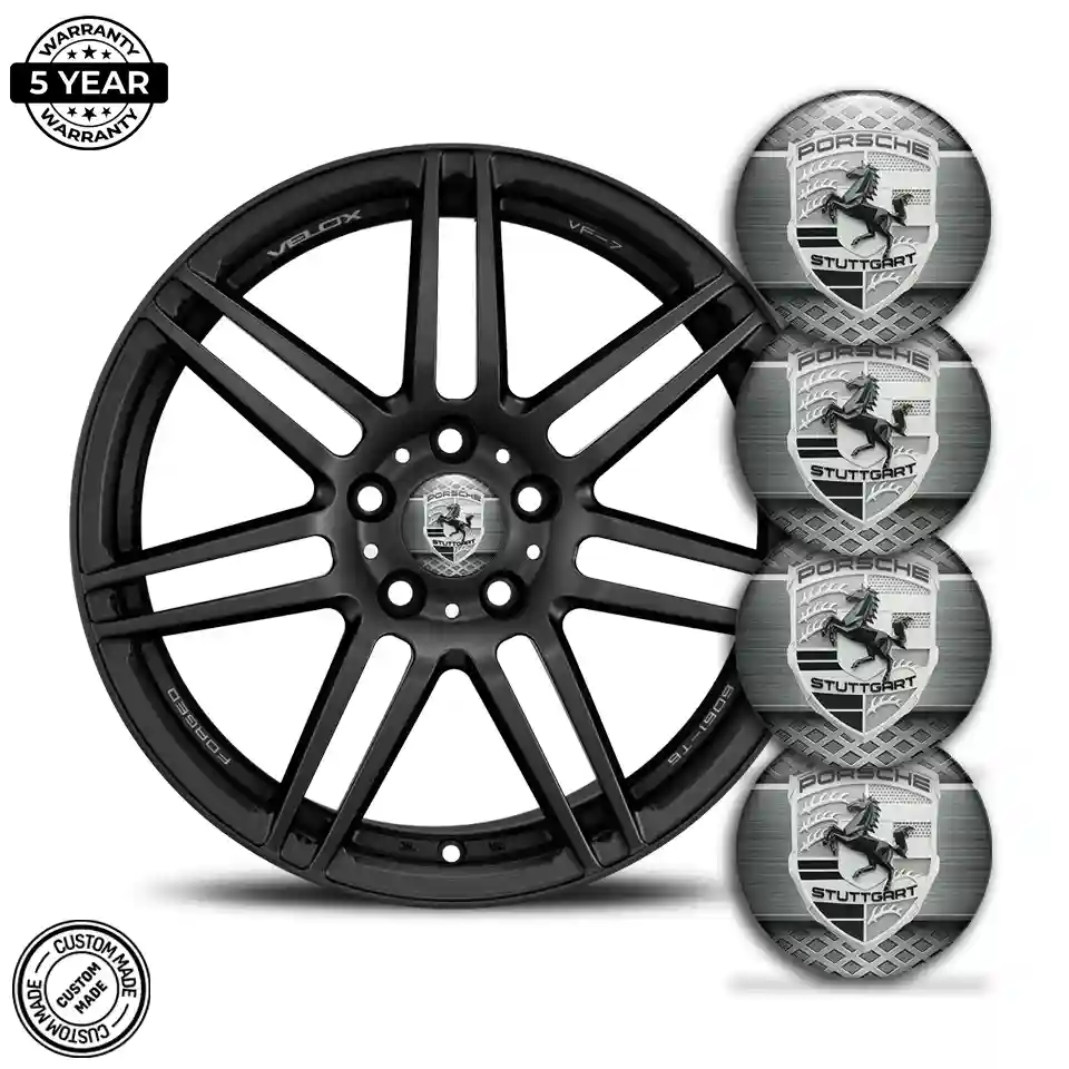 Porsche Wheel Emblems Resin Luxe