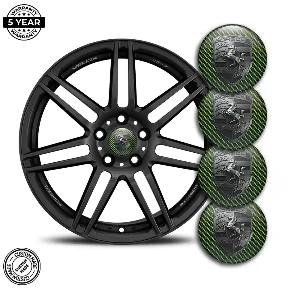 Porsche Wheel Emblems Signature Grade