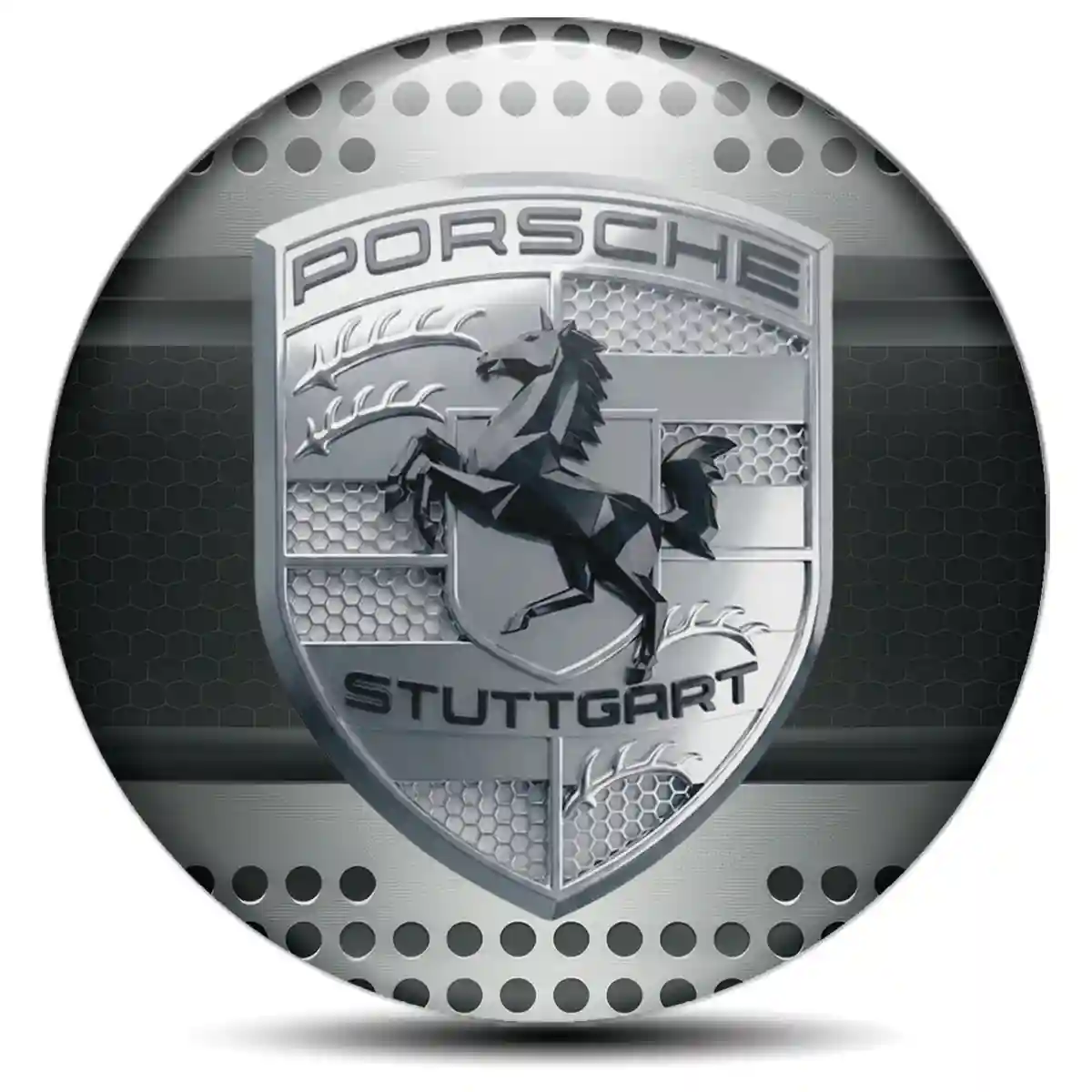 Porsche Wheel Emblems Sleek Style